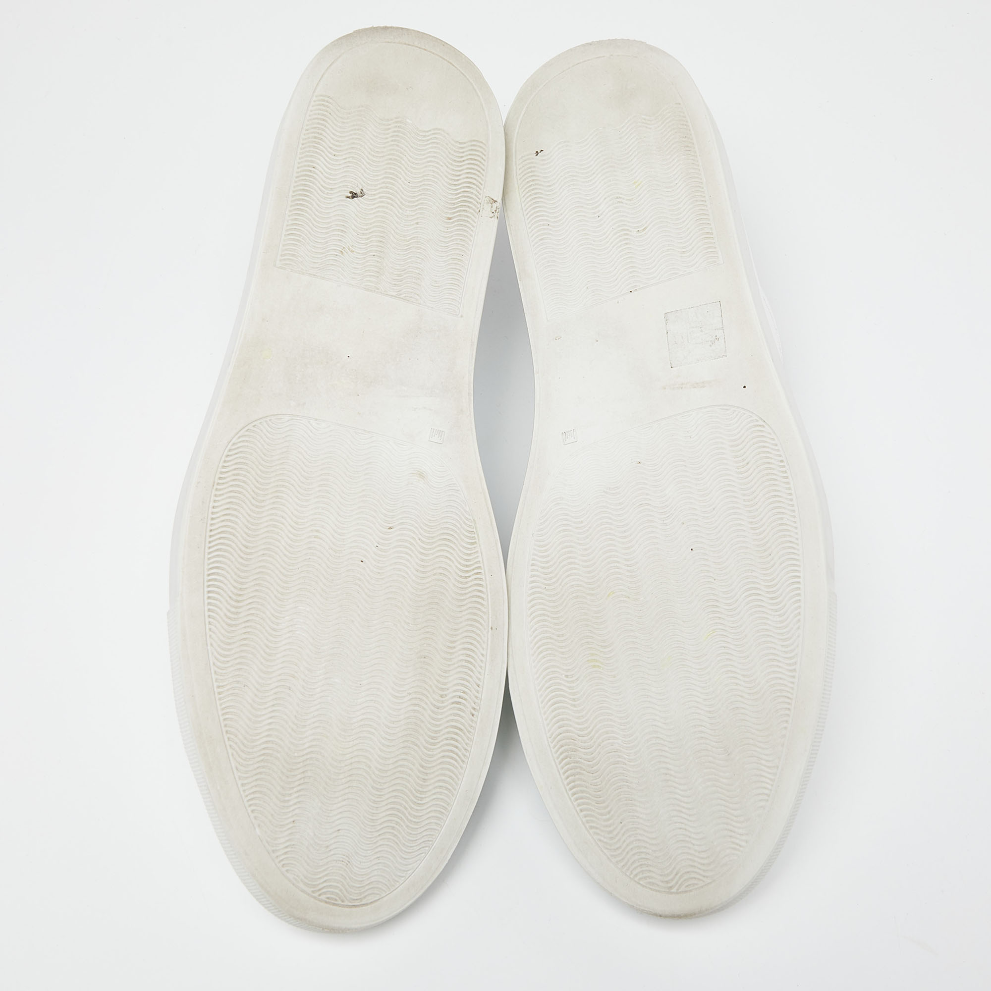 Common Projects White Leather Achilles Sneakers Size 45
