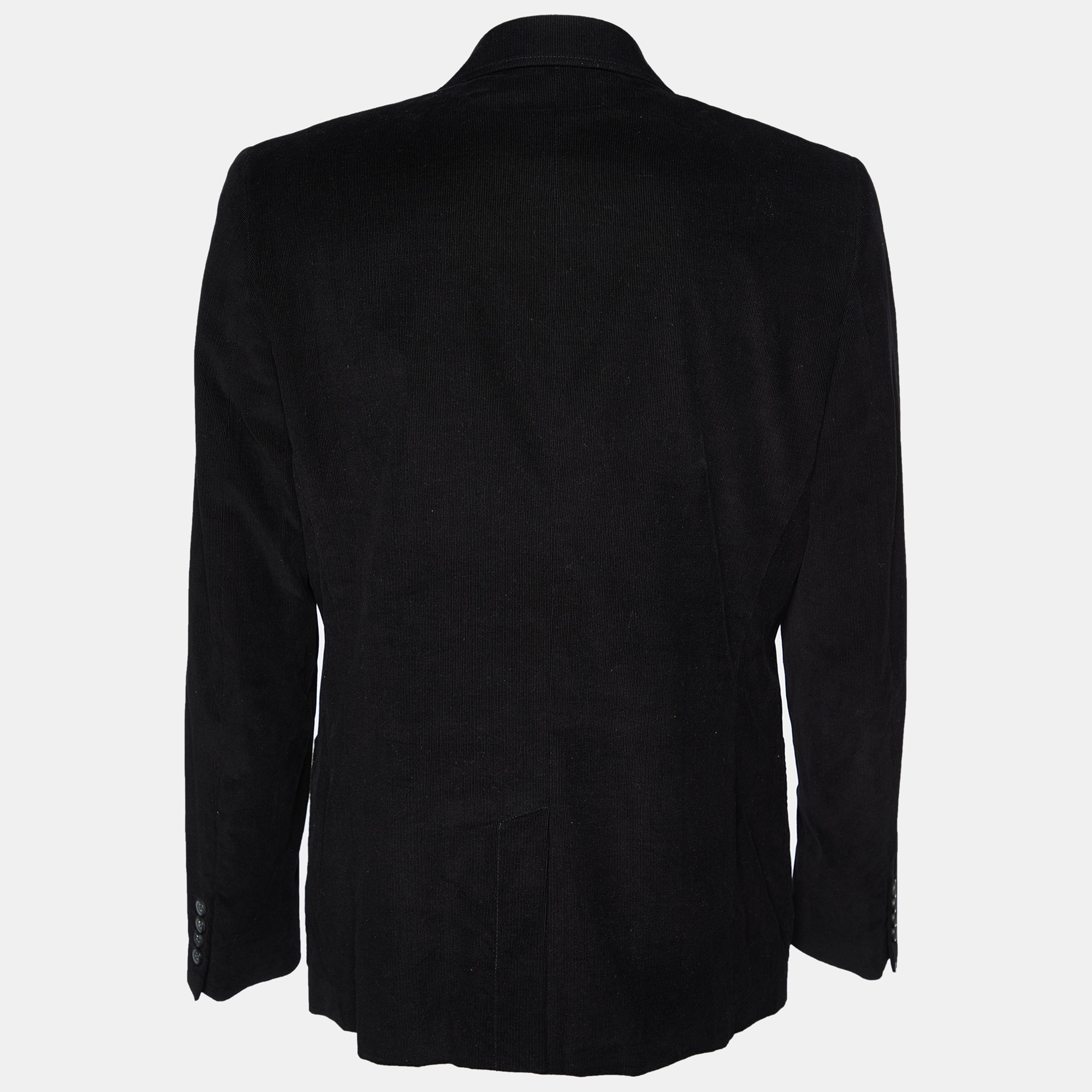 D&G Black Corduroy Button Front Blazer 
D&G Black Corduroy Button Front Blazer