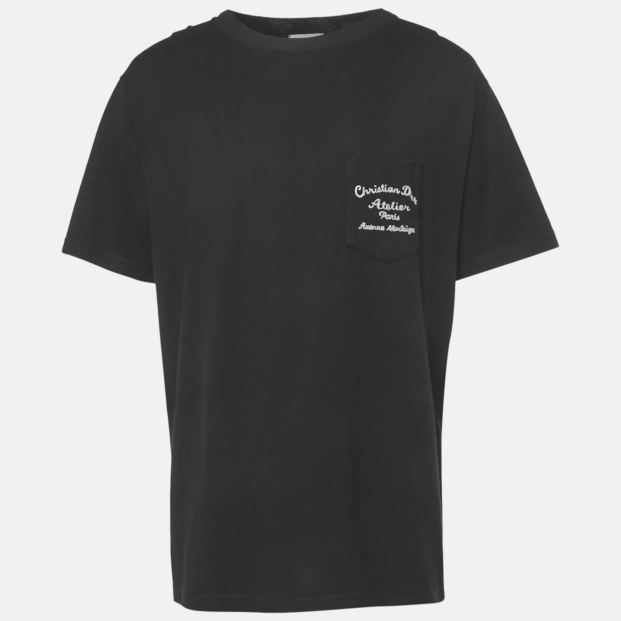 Dior Homme Black Logo Embroidered Jersey T-Shirt XL
Dior Homme Black Logo Embroidered Jersey T-Shirt XL