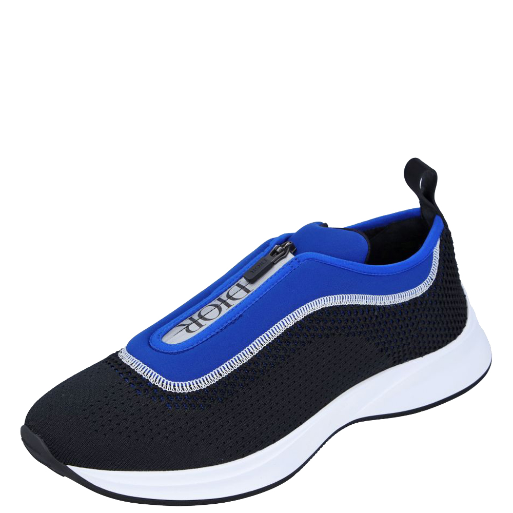 Dior Black/Blue B25 Low top Sneakers Size EU 42