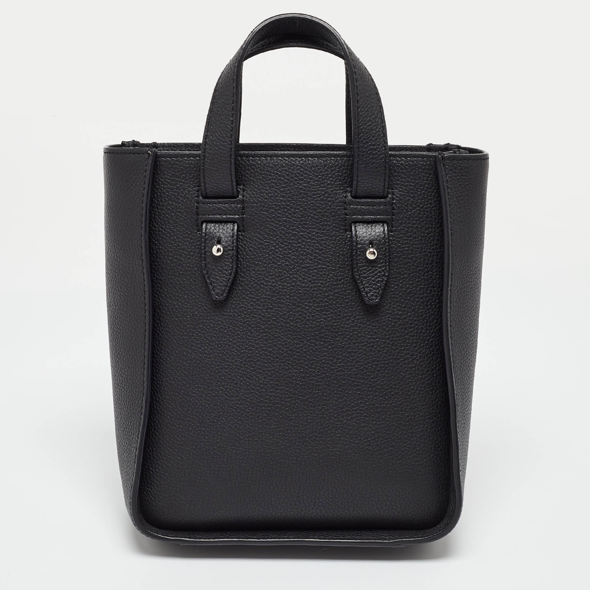 Dior Black Leather Saddle Tote