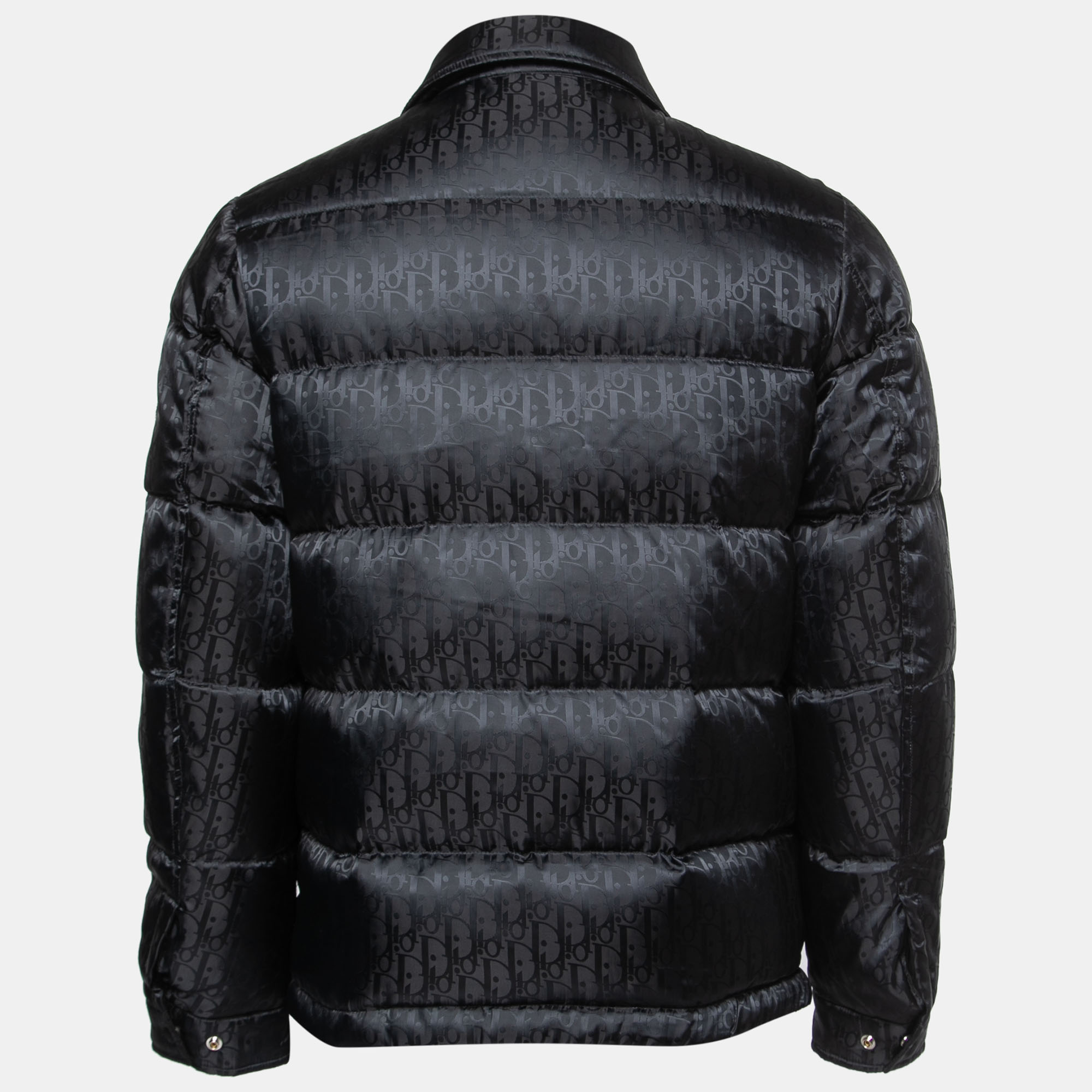 

Dior Homme Black Oblique Nylon Jacquard Quilted Jacket