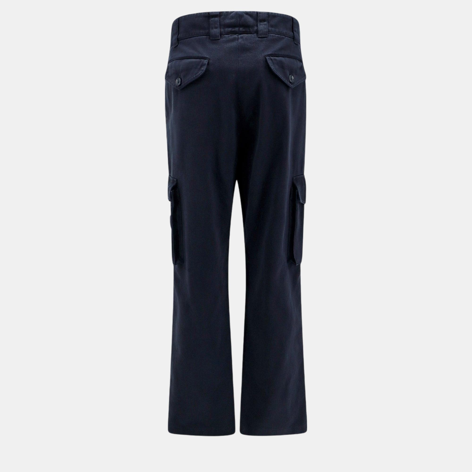 Dolce & Gabbana Blue  Cotton Cargo Trouser S