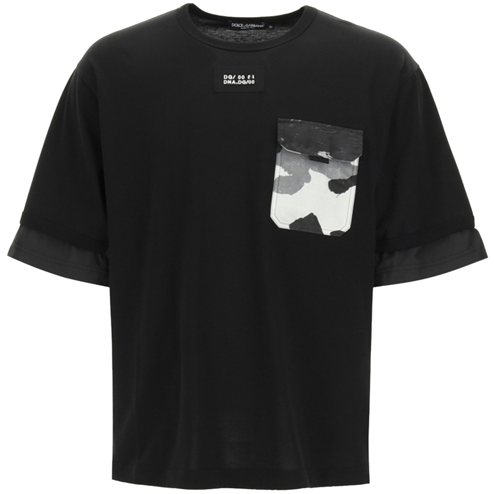 Dolce & Gabbana Black T-Shirt Nylon size M