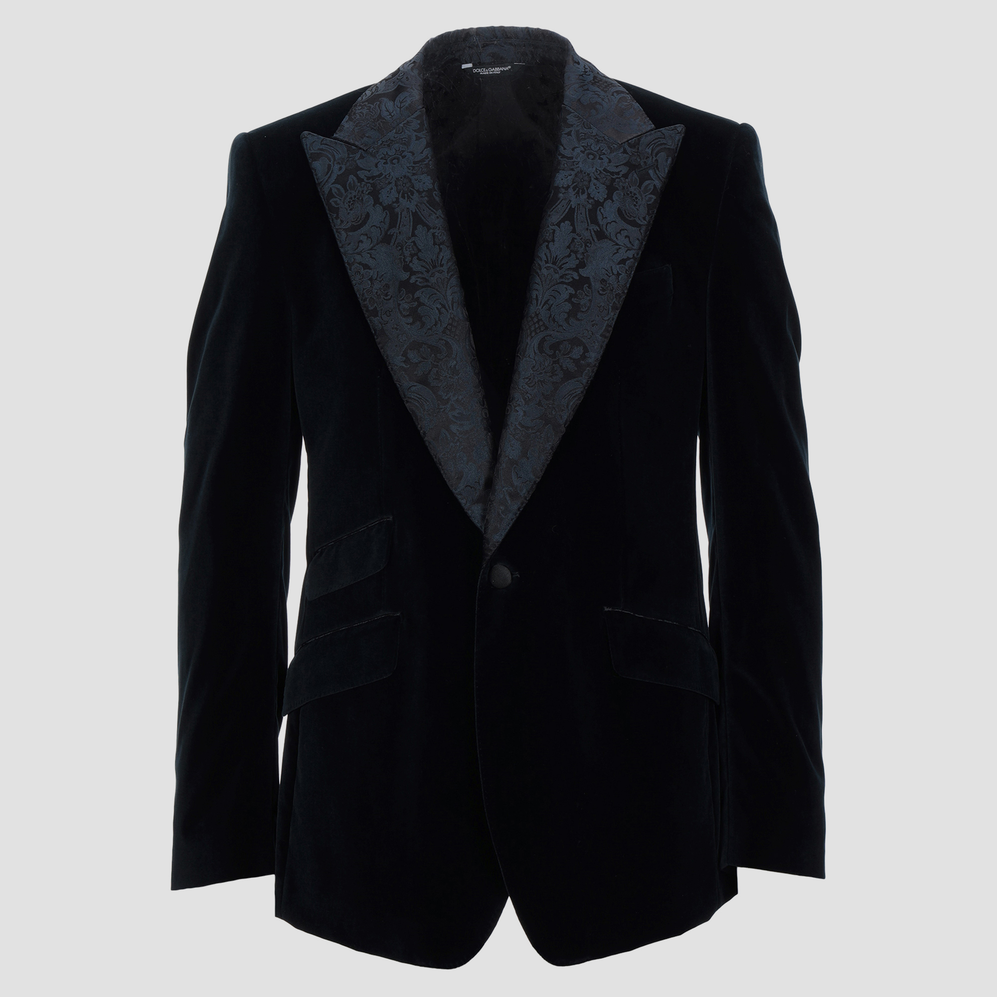 

Dolce & Gabbana Cotton Blazer 48, Black