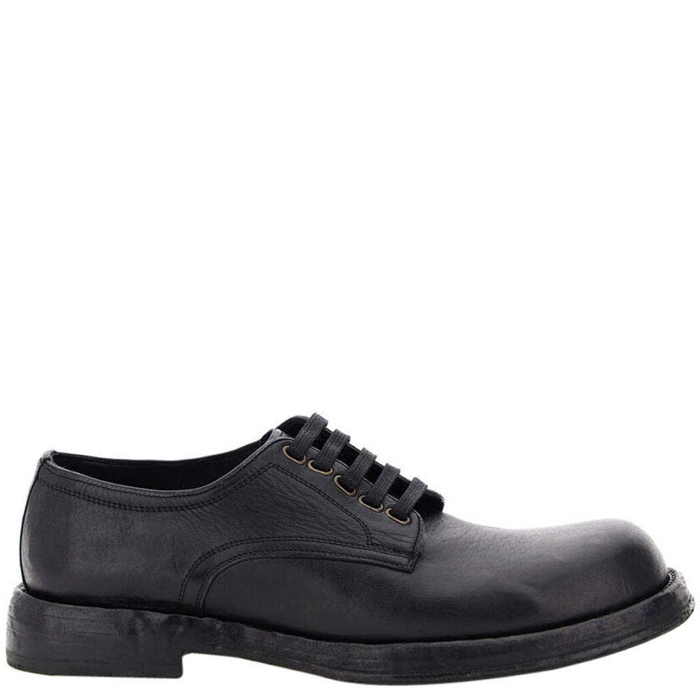 Dolce & Gabbana Leather Lace-Up Derby Shoes Size IT 44