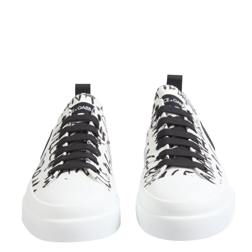 Dolce & Gabbana White/Black Calfskin nappa Portofino Light Sneakers Size IT
Dolce & Gabbana White/Black Calfskin nappa Portofino Light Sneakers Size IT