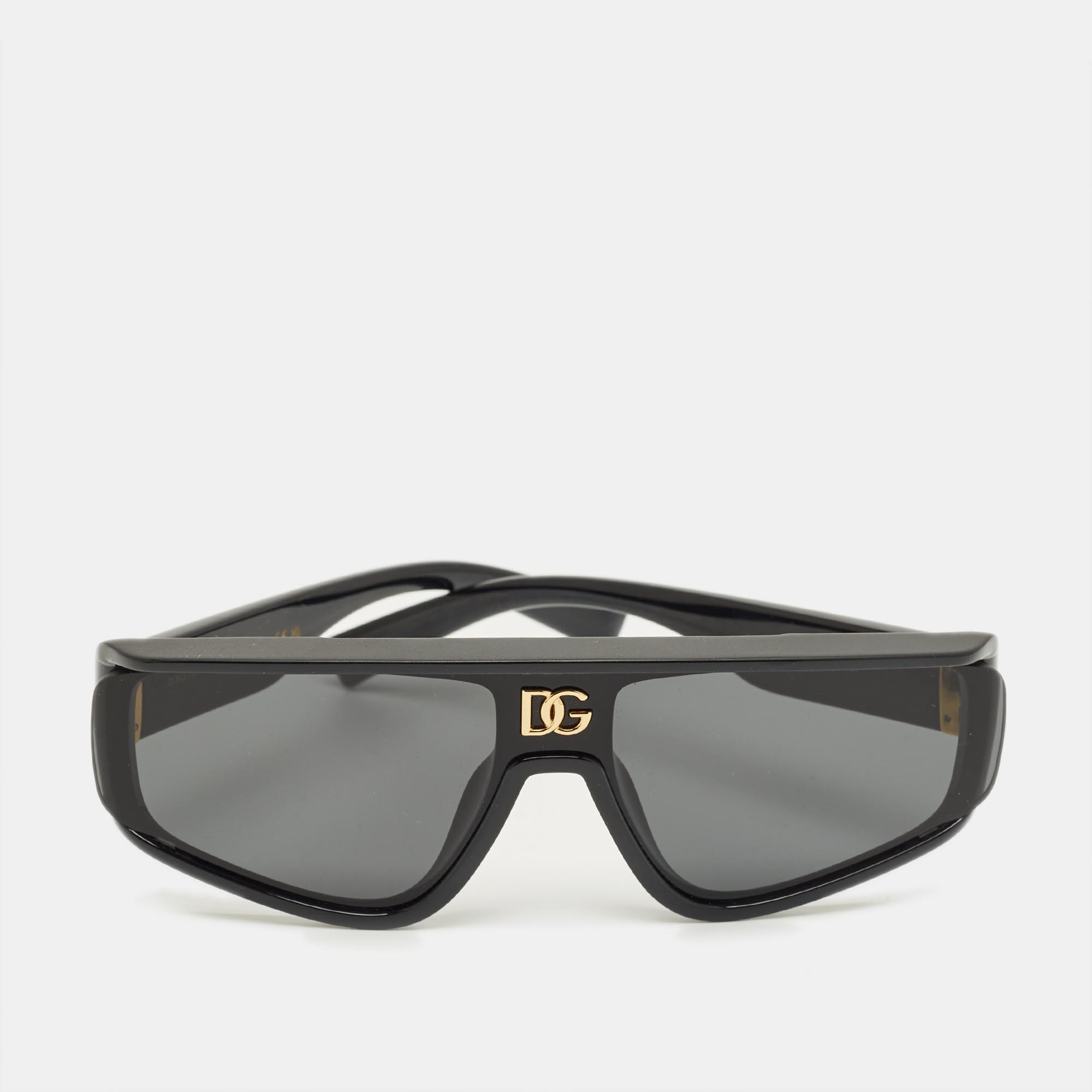 Dolce & Gabbana Black DG6177 Shield Sunglasses
Dolce & Gabbana Black DG6177 Shield Sunglasses