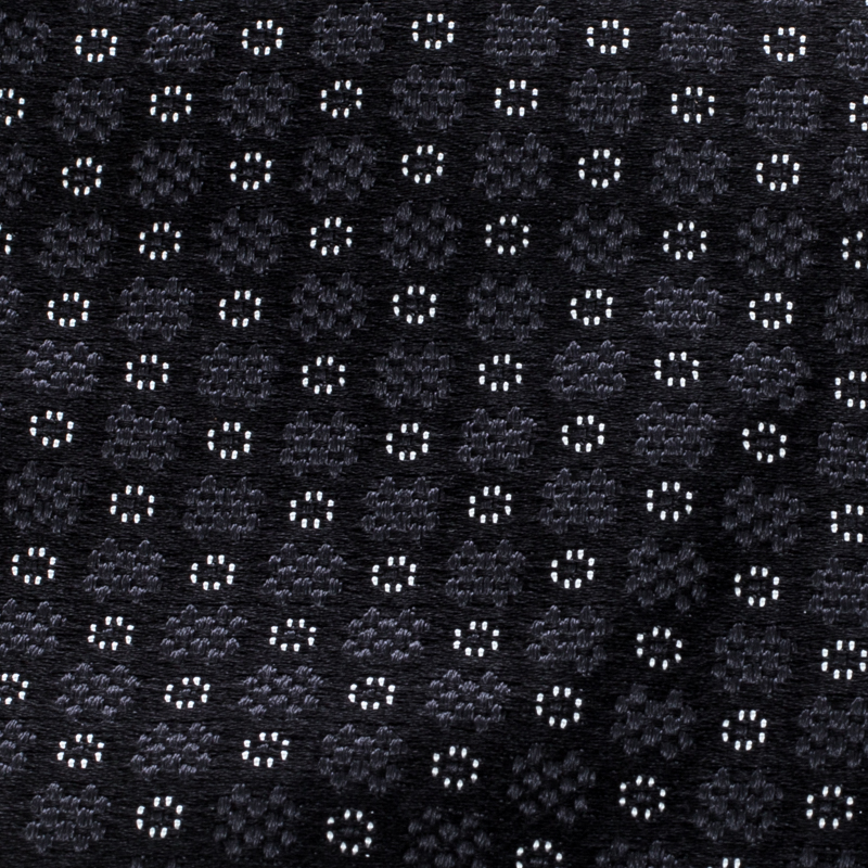 

Dolce & Gabbana Black Patterned Silk Jacquard Traditional Tie