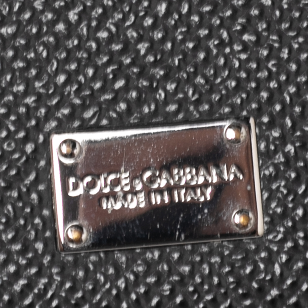 Dolce & Gabbana Black Leather IPhone 7/8 Plus Case