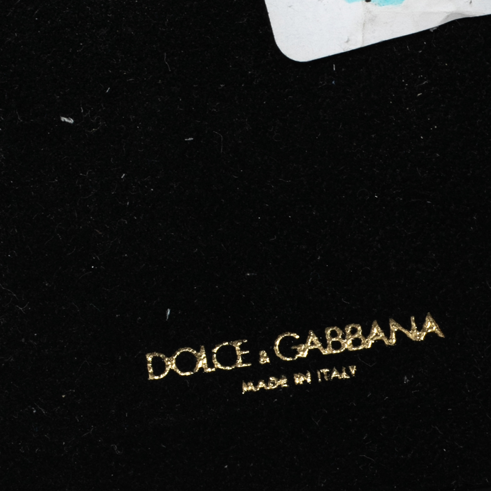 Dolce & Gabbana Black Leather DG Loves Dubai IPhone 6 Cover