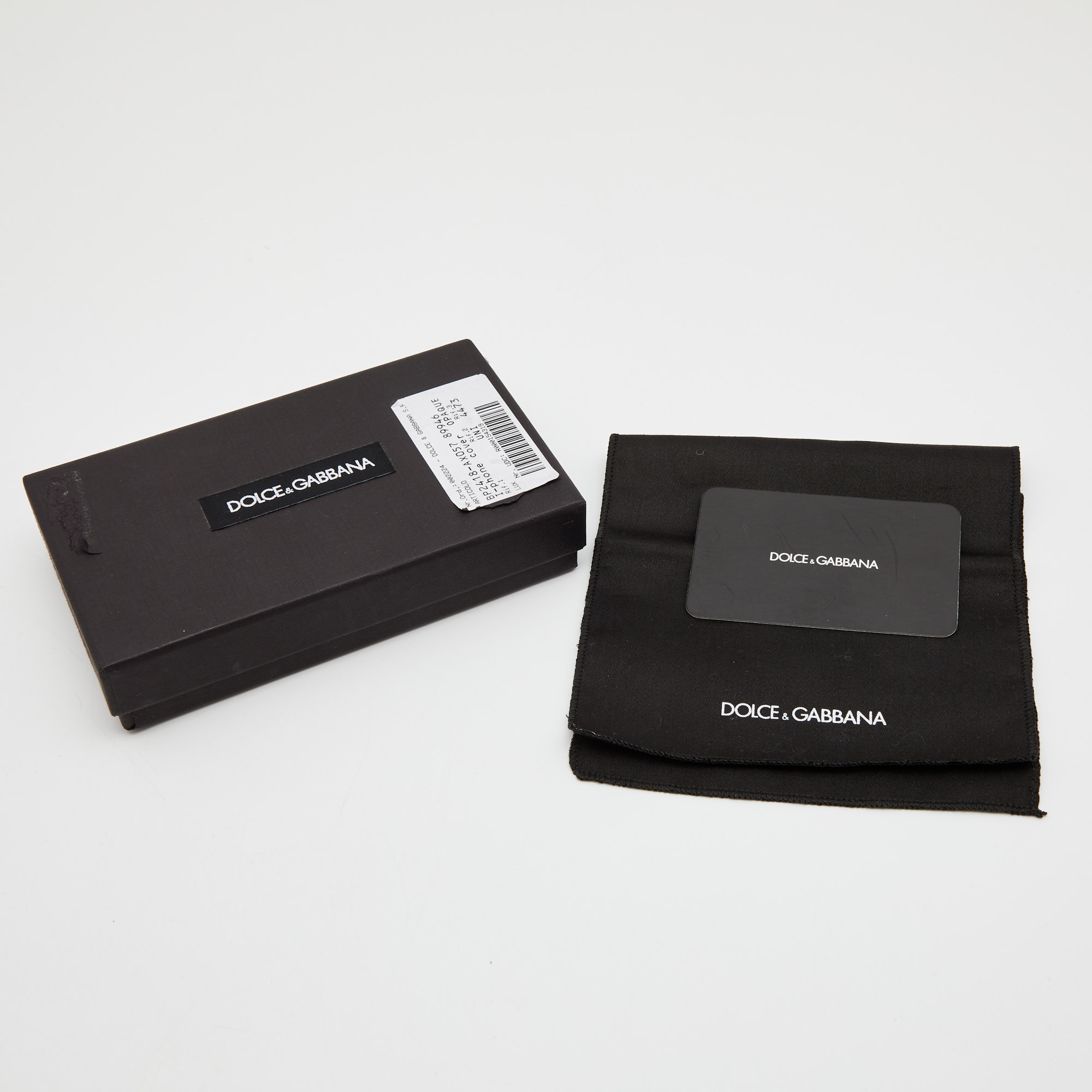 Dolce & Gabbana Black Rubber IPhone X/XS Cover