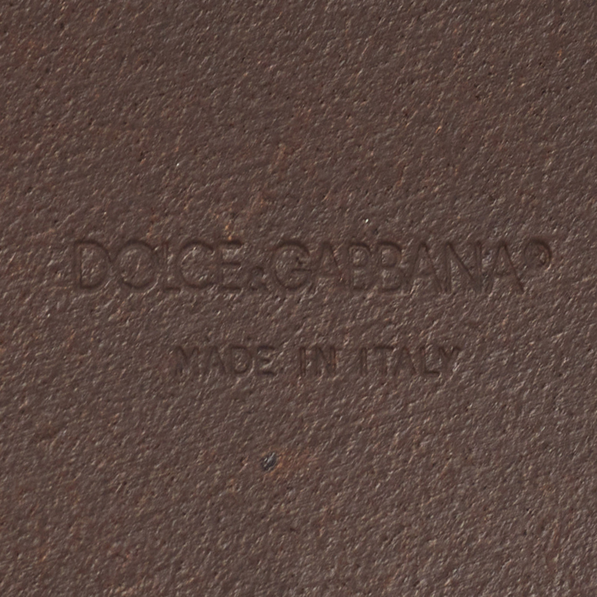 Dolce & Gabbana Brown Leather DG Logo Buckle Belt 90 CM