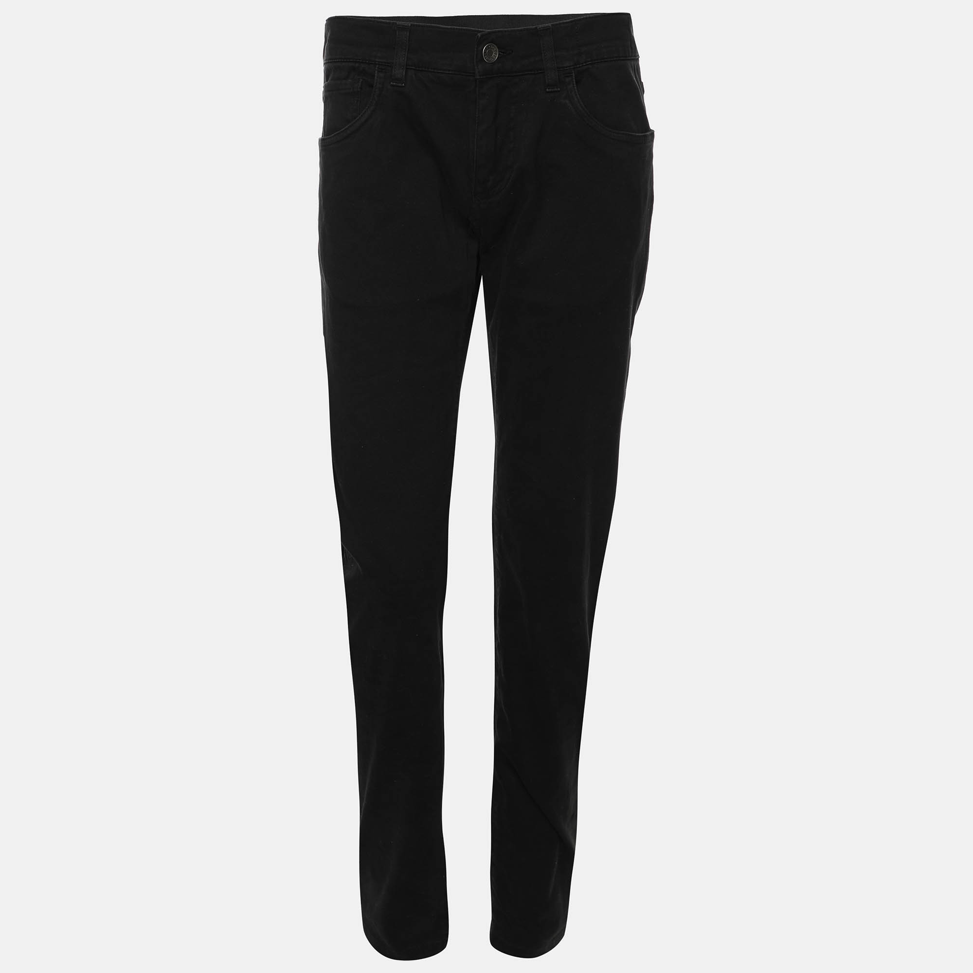 Dolce & Gabbana Black Denim Stretch Jeans S