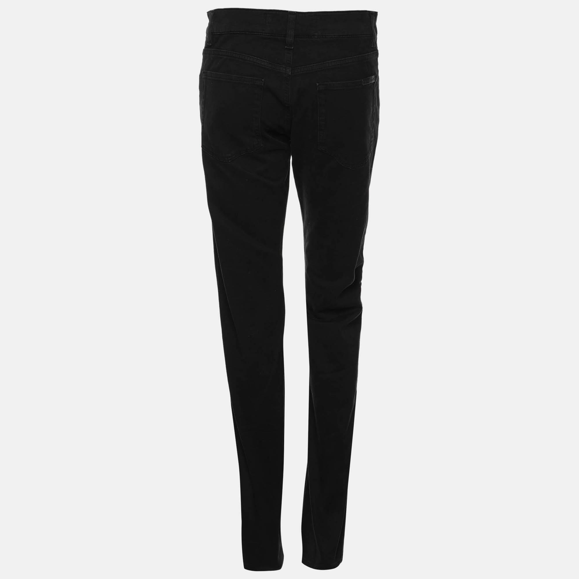 Dolce & Gabbana Black Denim Stretch Jeans S