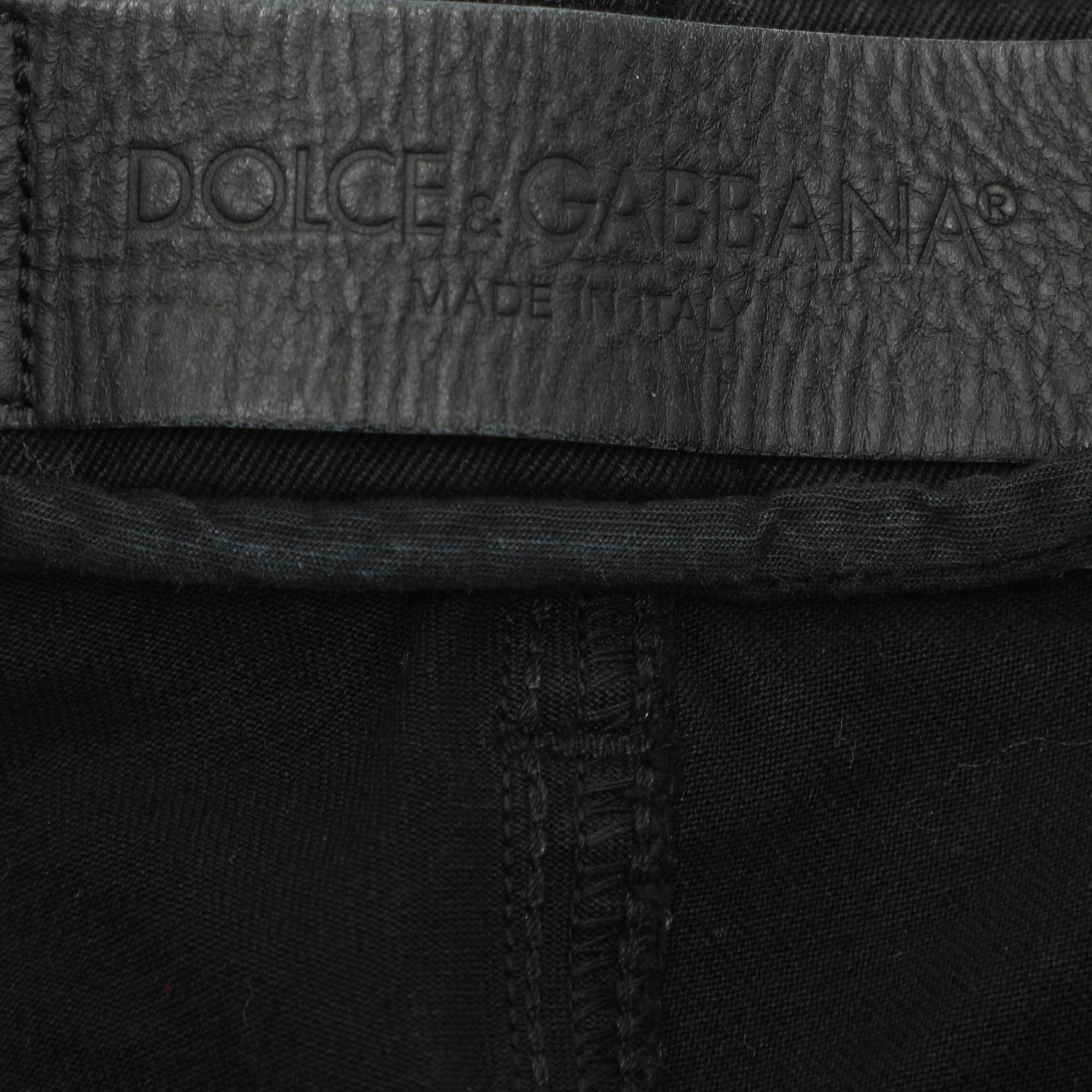 Dolce & Gabbana Black Denim Stretch Jeans S