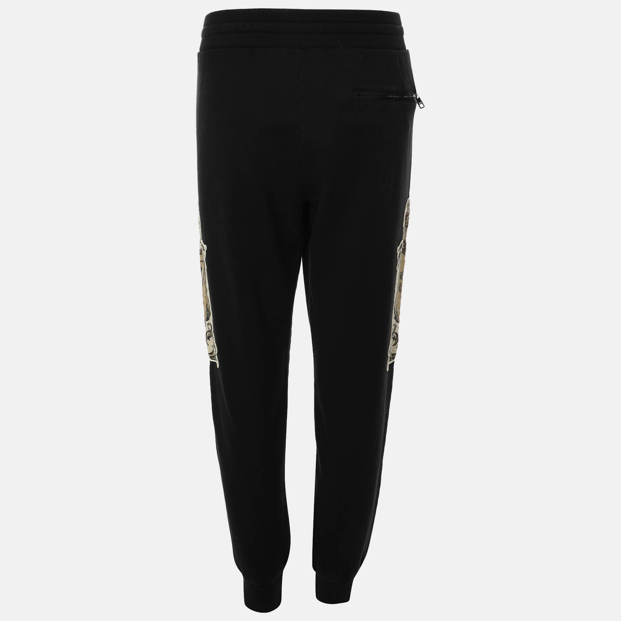 Dolce & Gabbana Black Knit Jogger XL