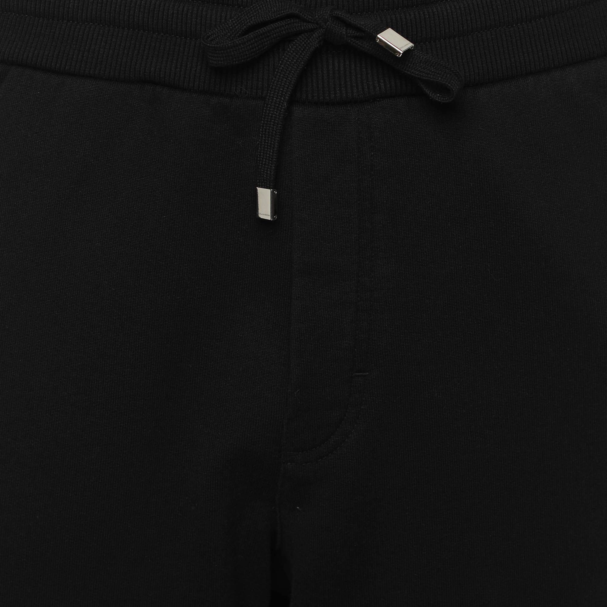 Dolce & Gabbana Black Knit Jogger XL