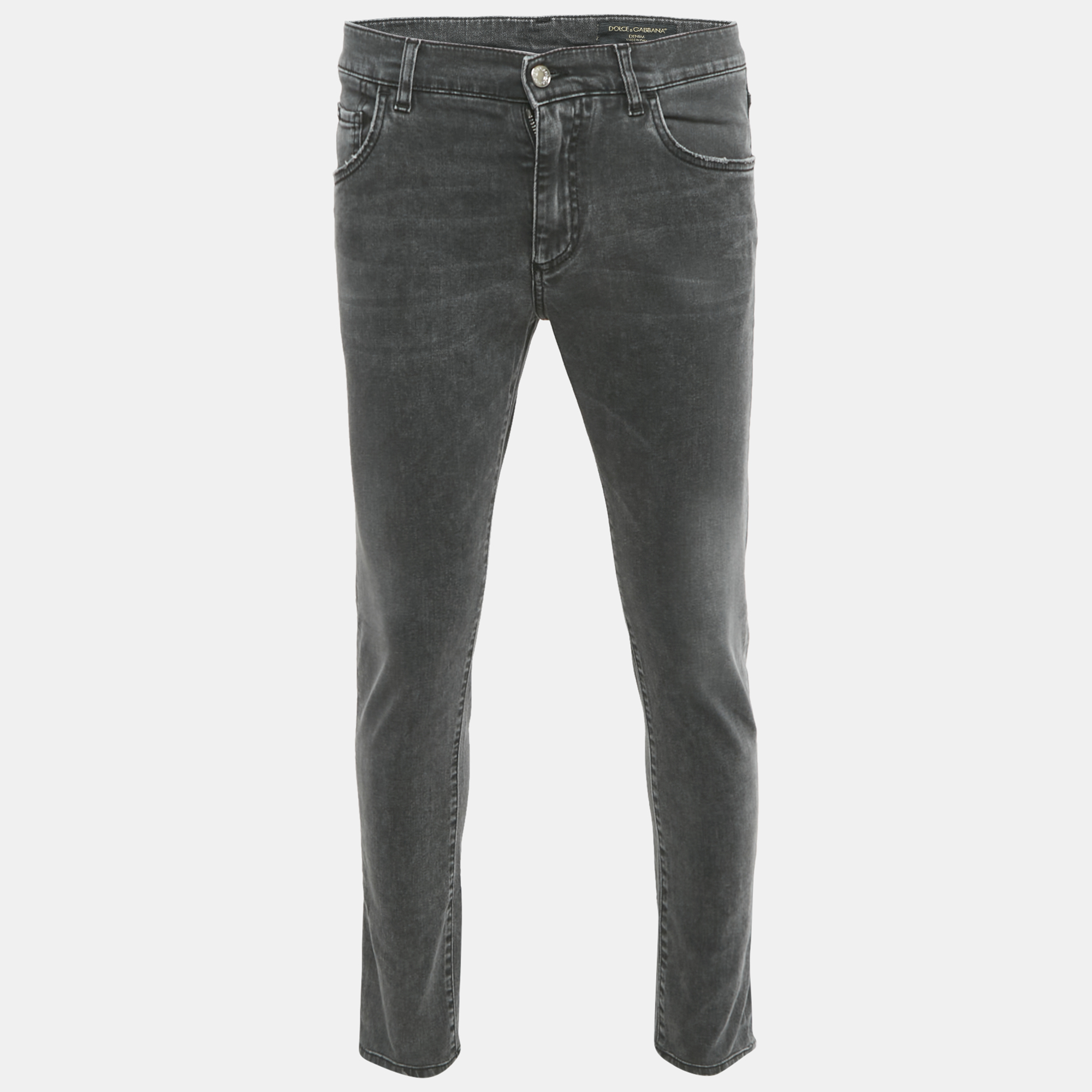 Dolce & Gabbana Black Faded Denim Slim Fit Jeans M/Waist 32"
Dolce & Gabbana Black Faded Denim Slim Fit Jeans M/Waist 32"