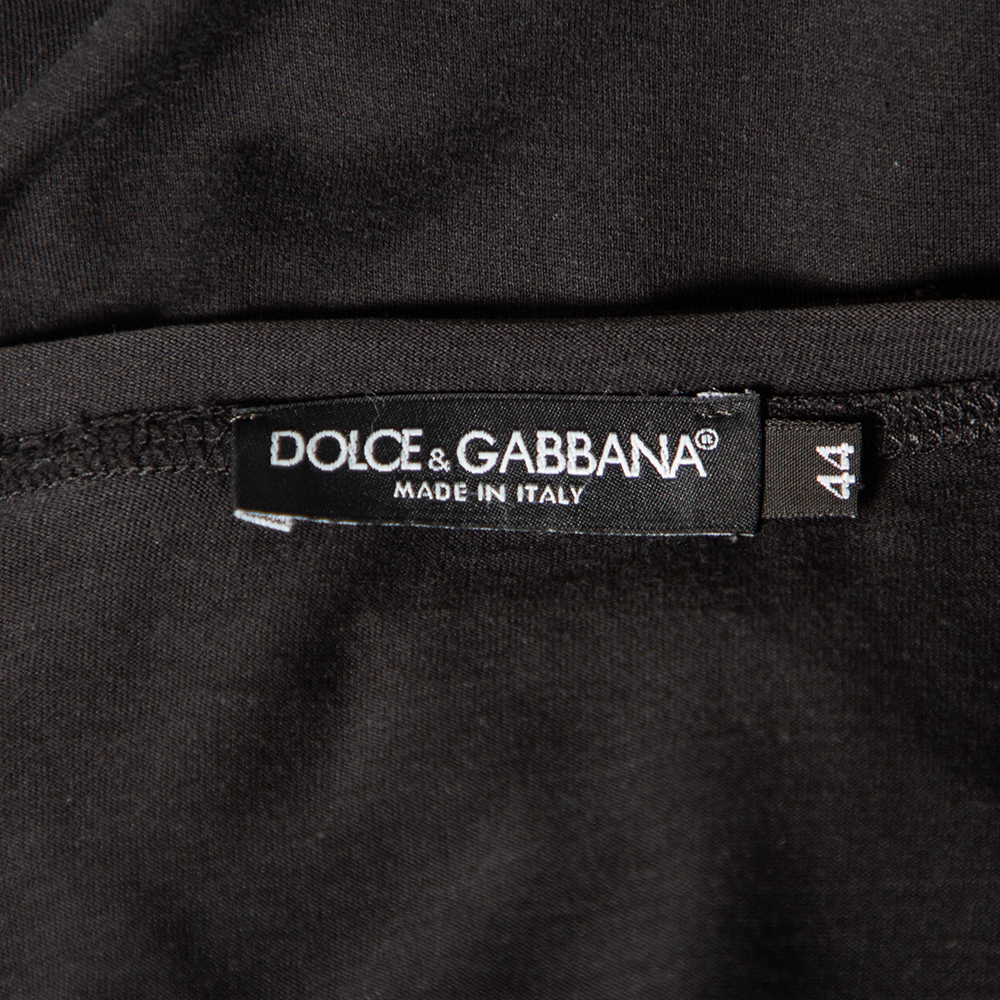 Dolce & Gabbana Black Mike Tyson Printed Cotton T-Shirt XS