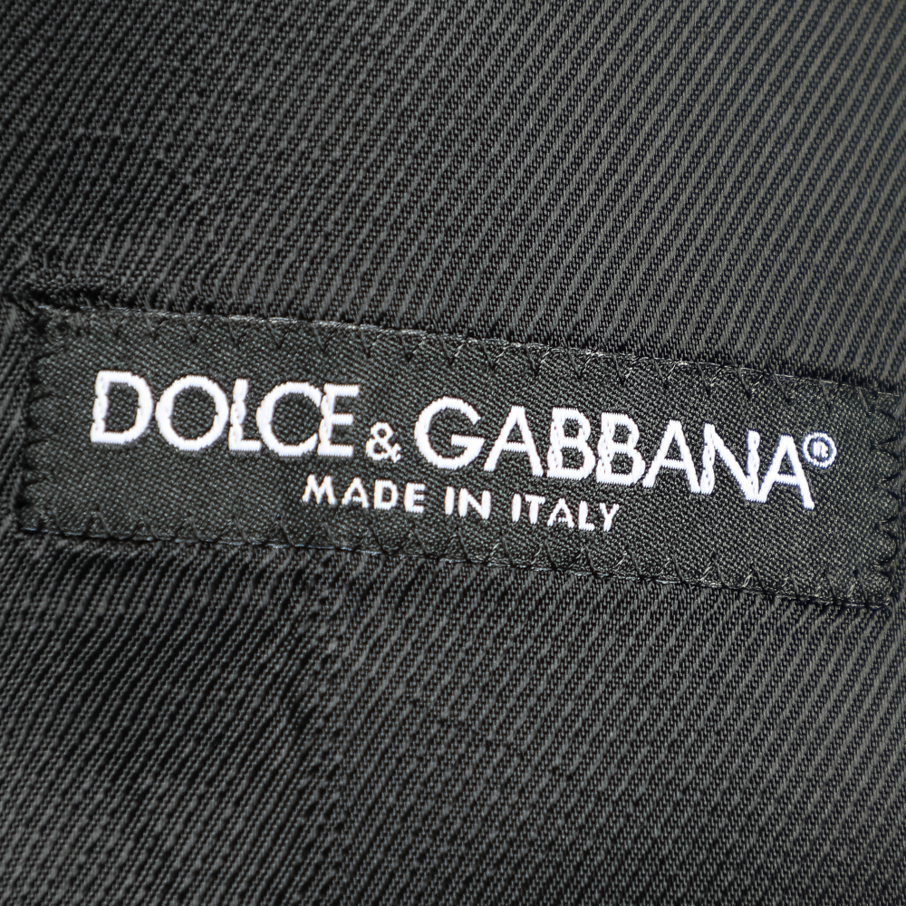 Dolce & Gabbana Black Wool Sleeveless Vest M