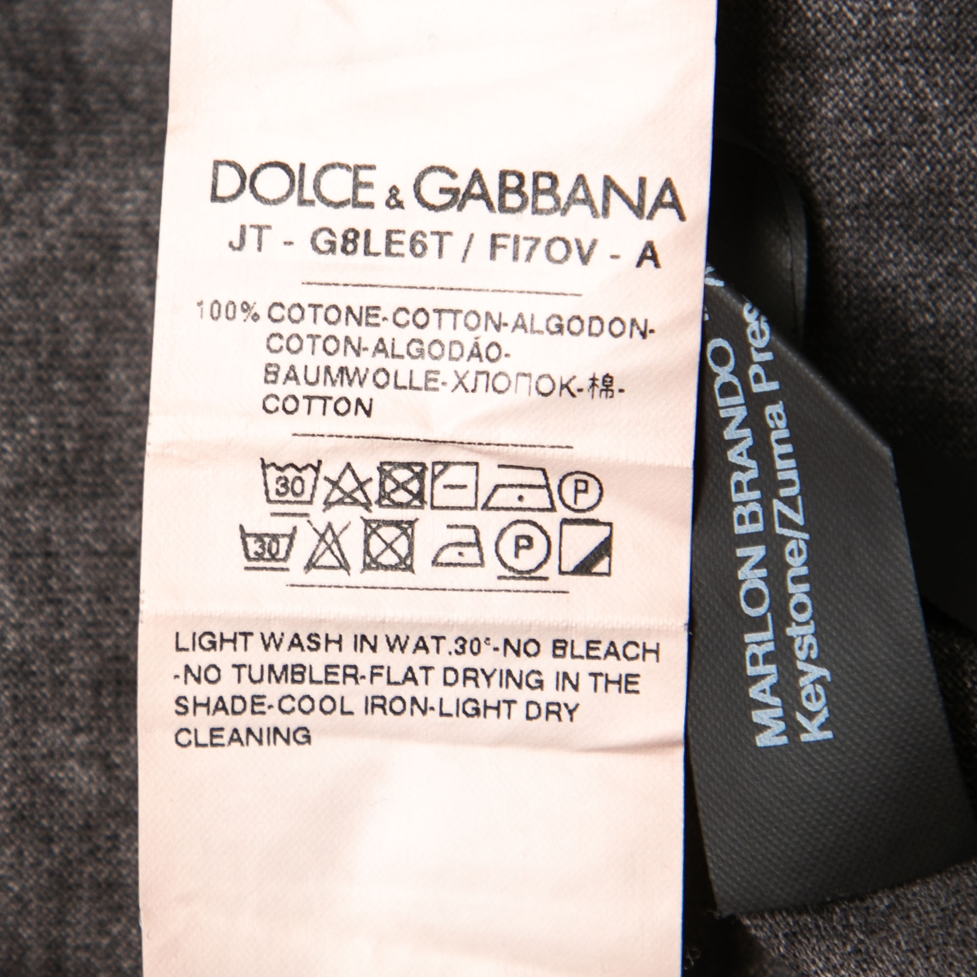 Dolce & Gabbana Black Printed Cotton Short Sleeve T-Shirt M