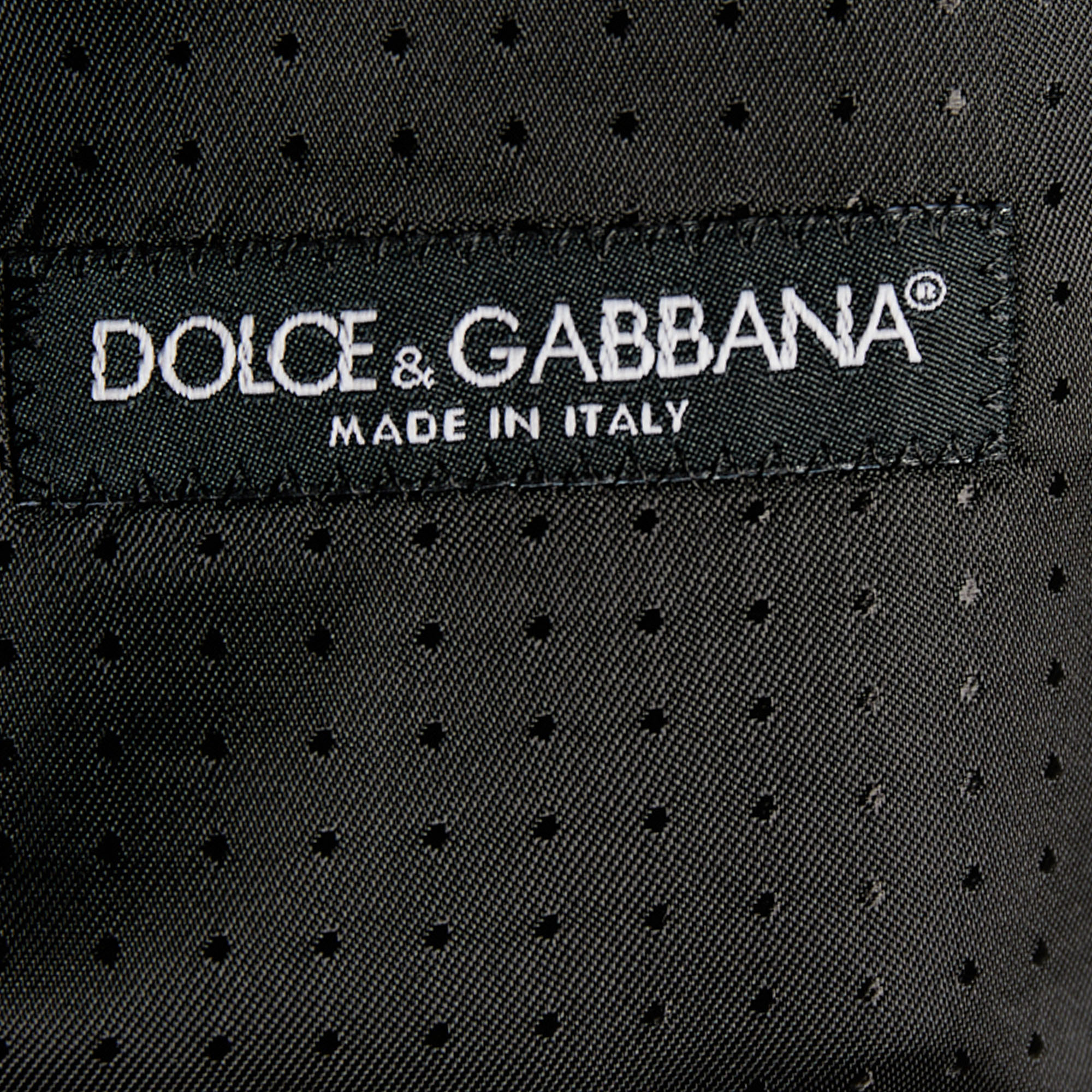 Dolce & Gabbana Grey Wool & Silk Vest & Pants XL