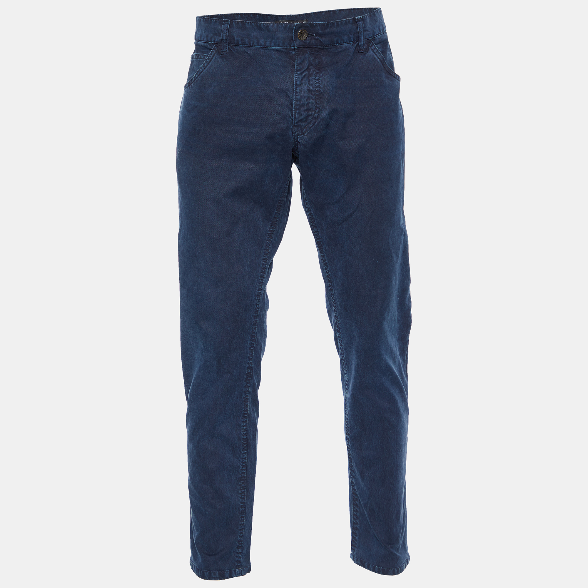 

Dolce & Gabbana Navy Blue Denim 14 Fit Jeans