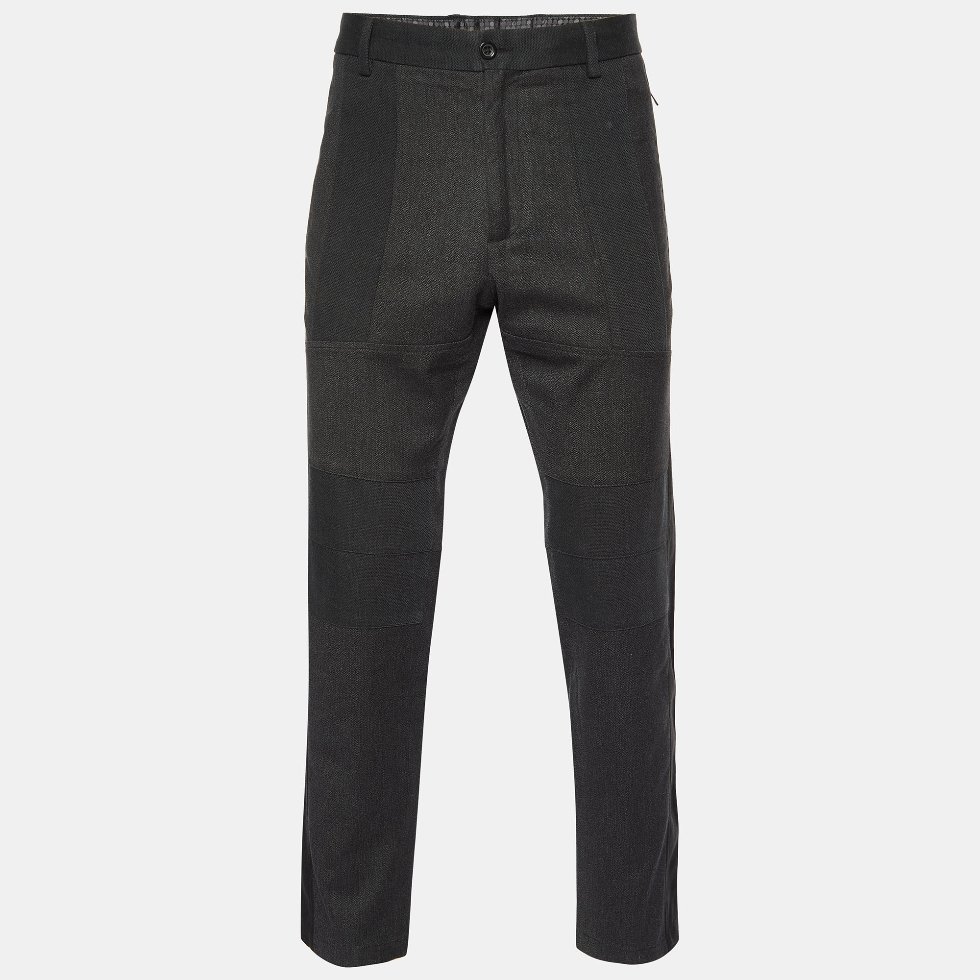 Dolce & Gabbana Black Cotton Blend Pants XL