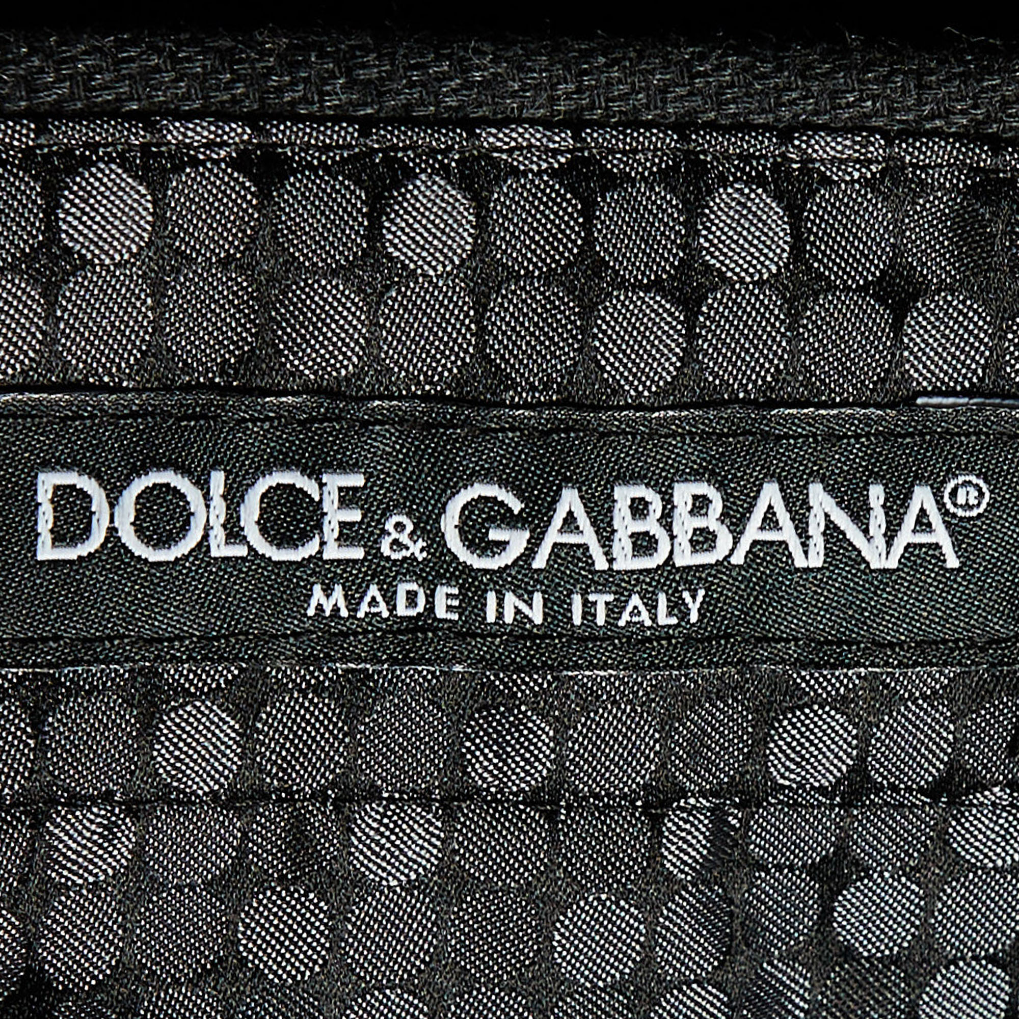 Dolce & Gabbana Black Cotton Blend Pants XL