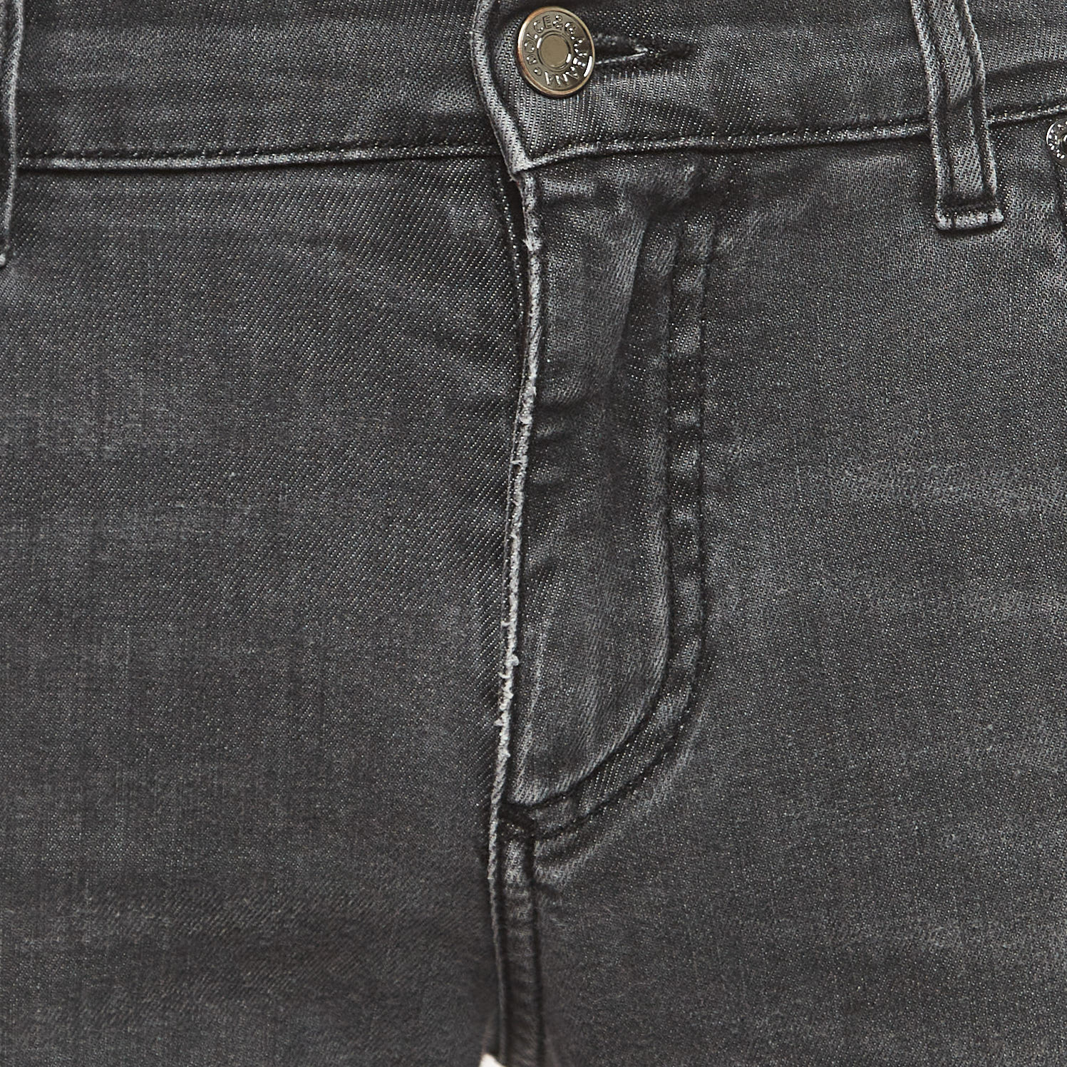 Dolce & Gabbana Grey Washed Denim Skinny Jeans L Waist 34