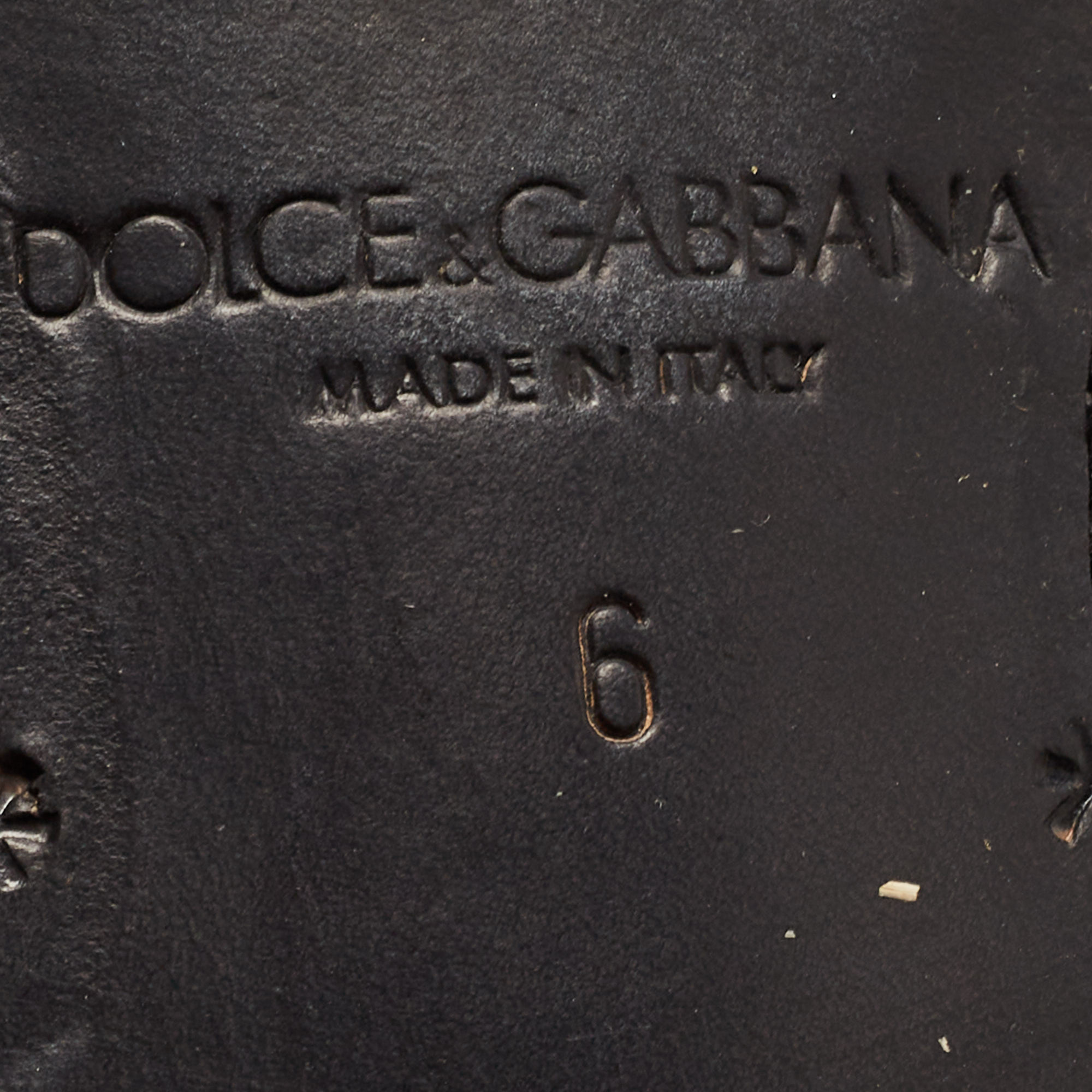 Dolce & Gabbana Black Patent Leather Lace Up Derby Size 40