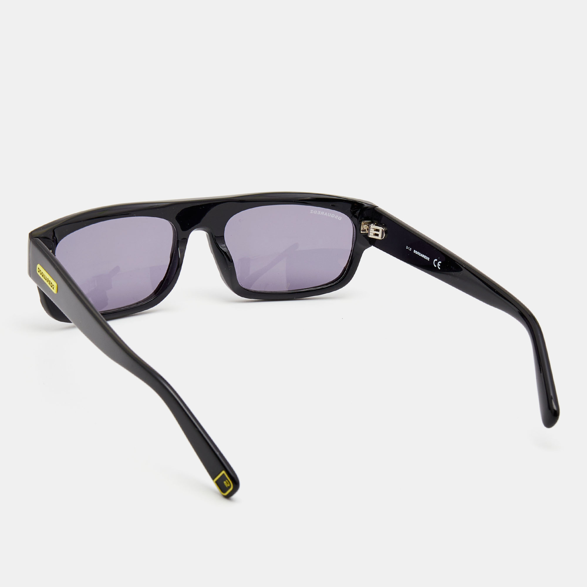 Dsquared2 Black Tuur DQ Rectangle Sunglasses