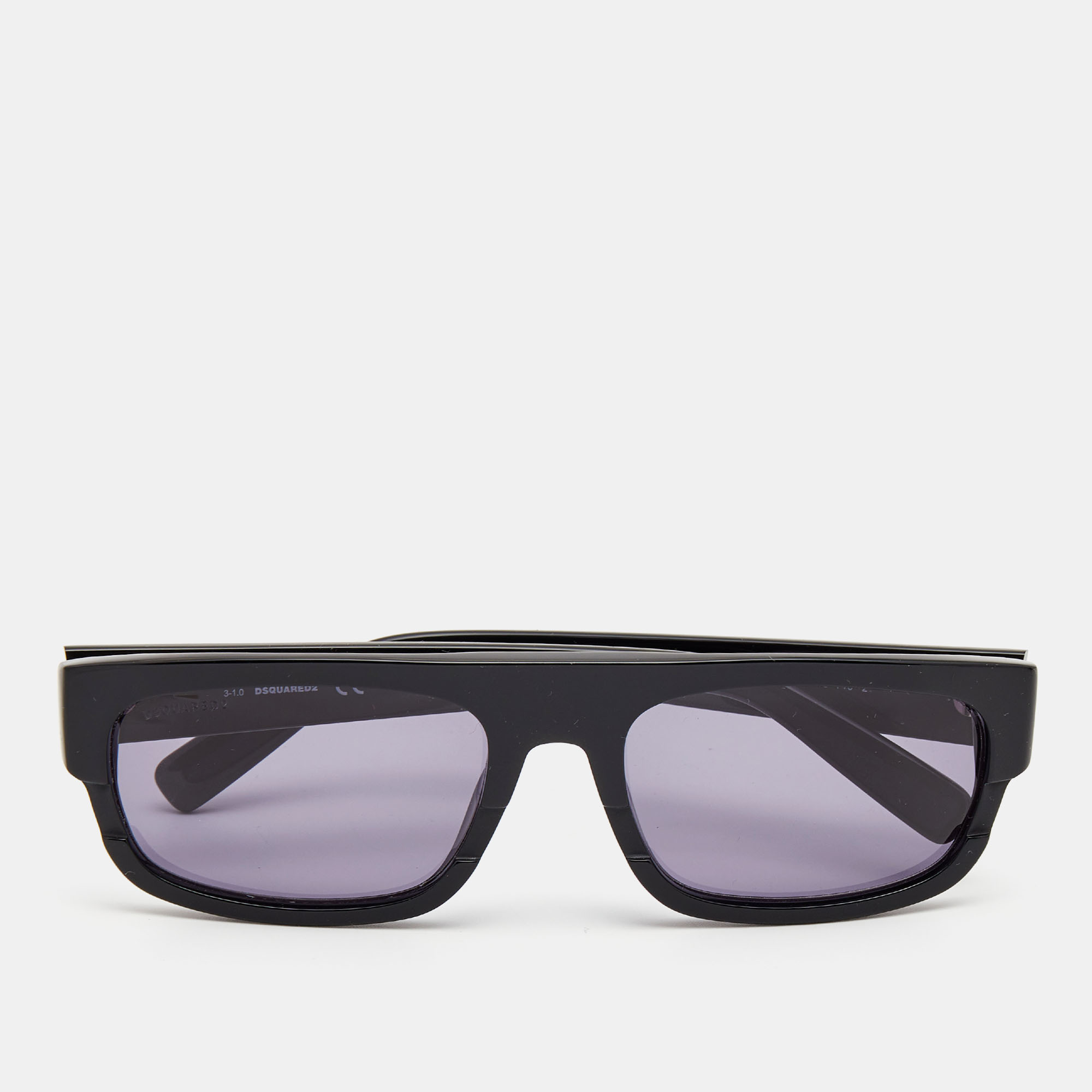 Dsquared2 Black Tuur DQ Rectangle Sunglasses