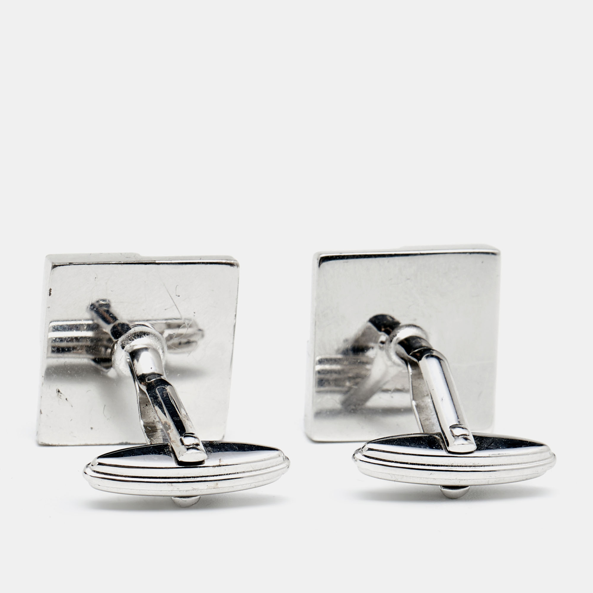 Dunhill Sterling Silver Square Cufflinks