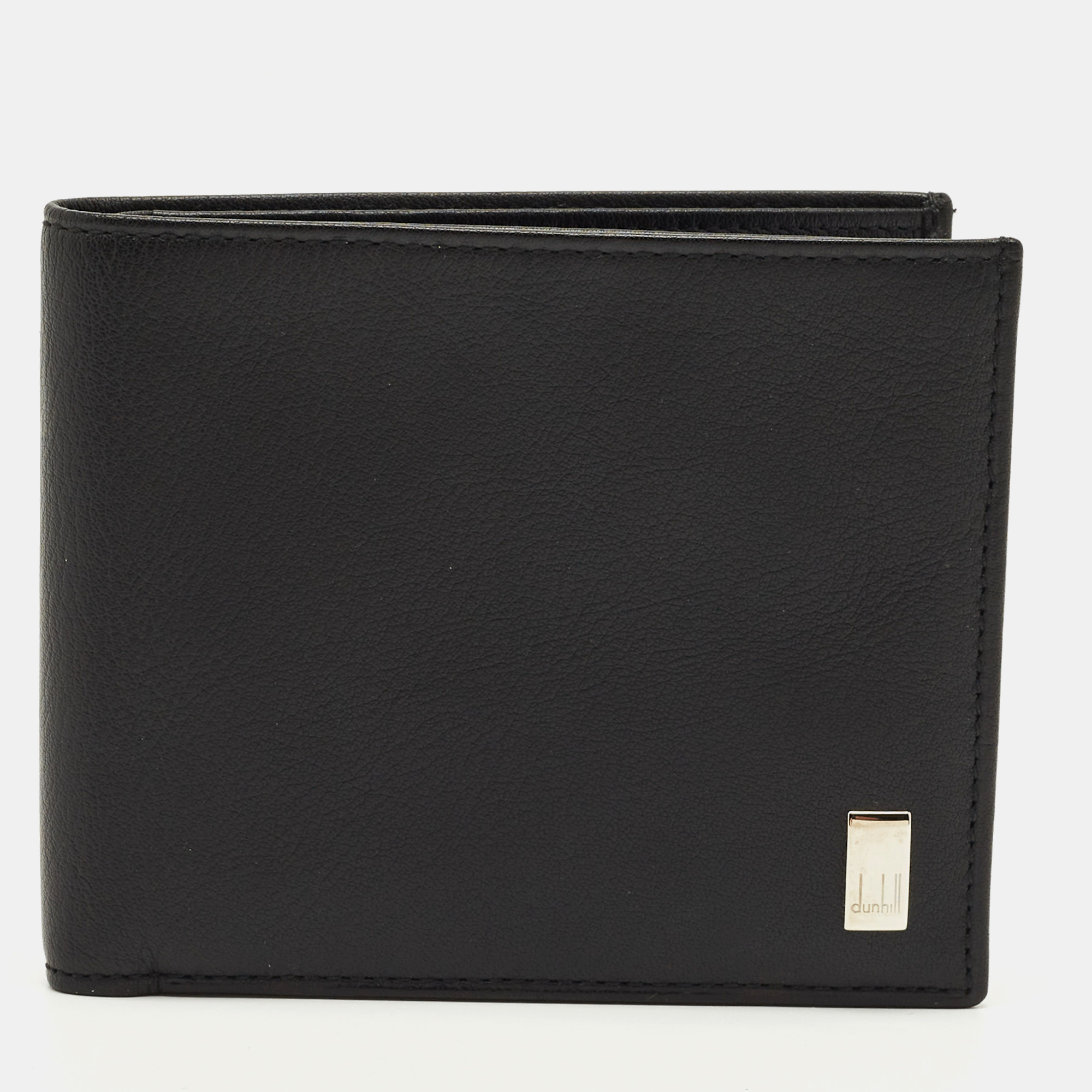 Dunhill Black Leather Bifold Wallet
Dunhill Black Leather Bifold Wallet