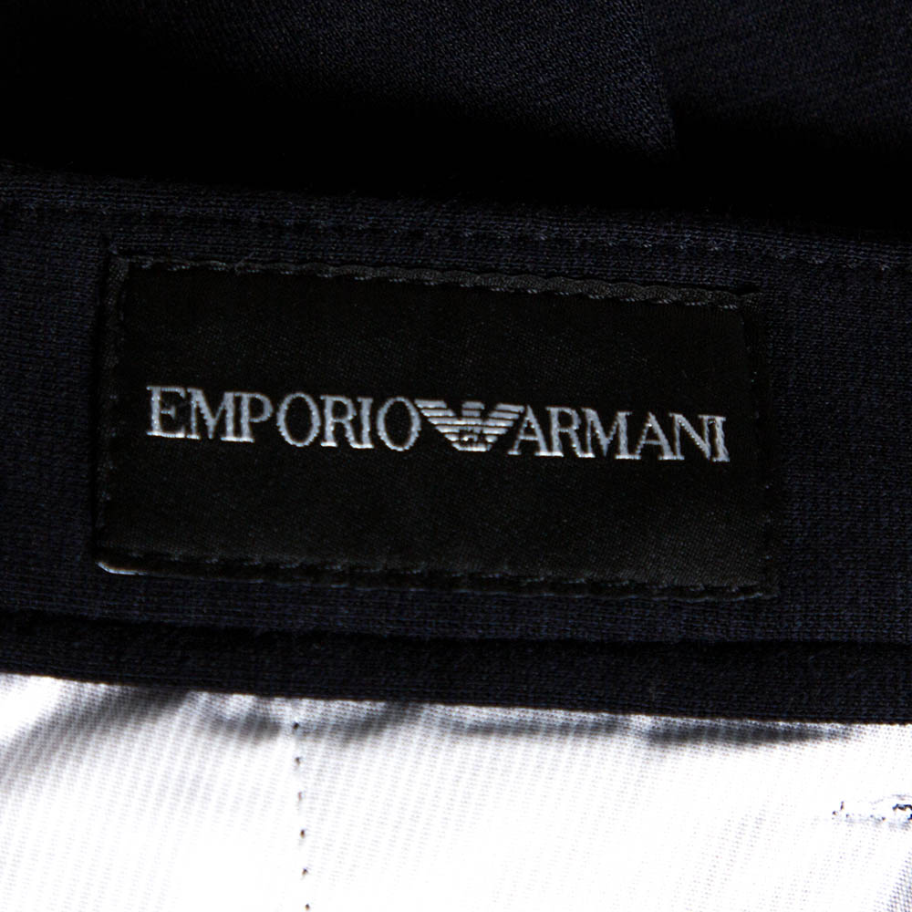 Emporio Armani Navy Blue Knit Pants M