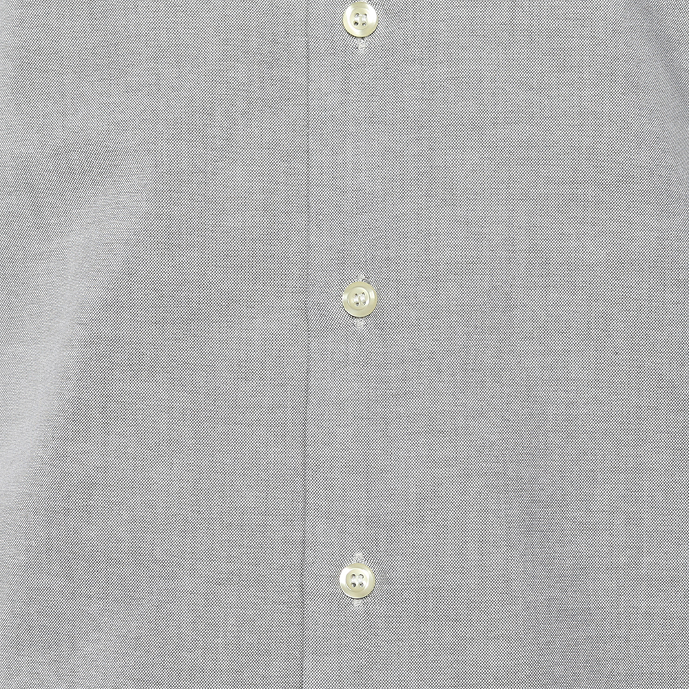 Emporio Armani Grey Cotton Button Front Shirt M