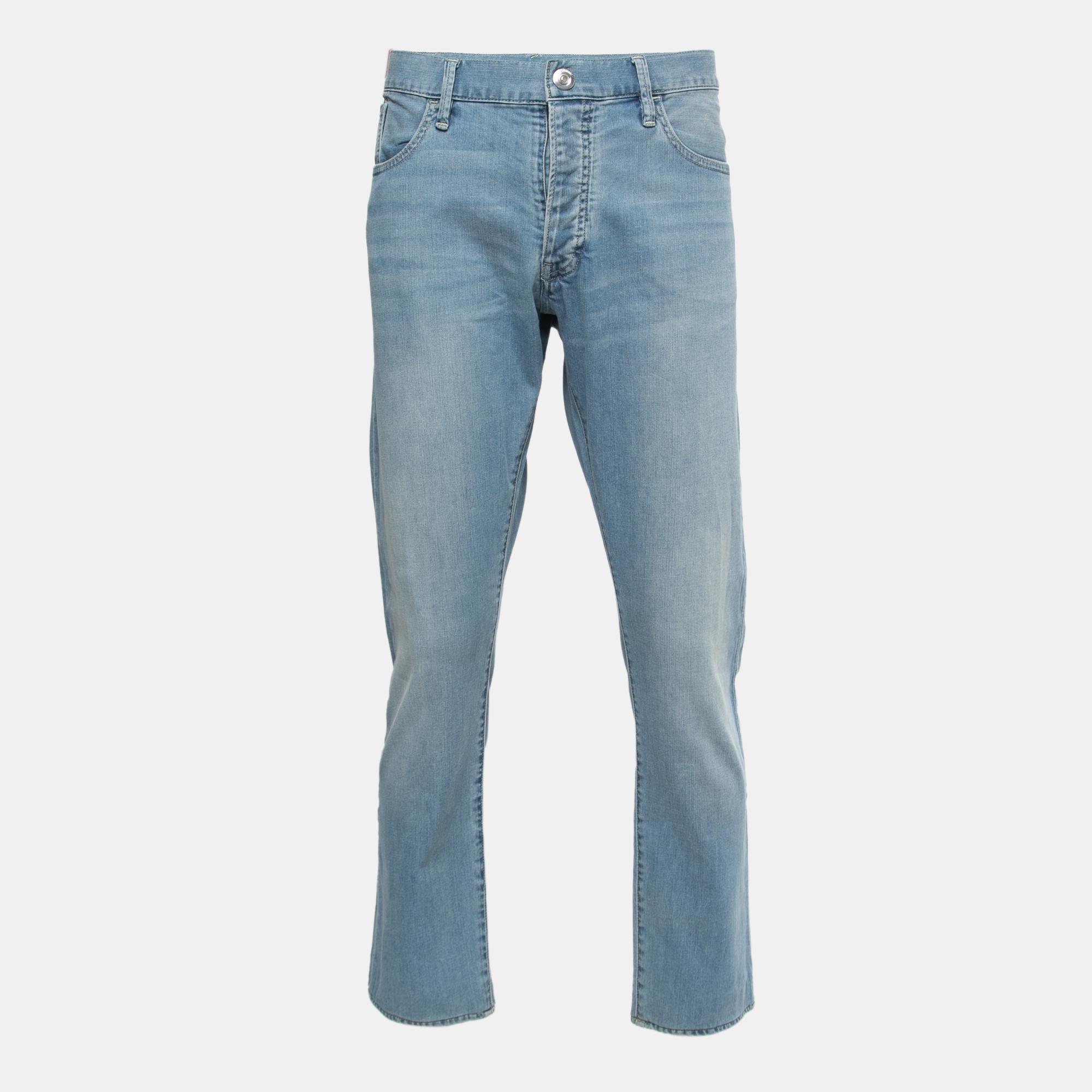 Emporio armani blue denim tapered fit  jeans xxl/waist 41"