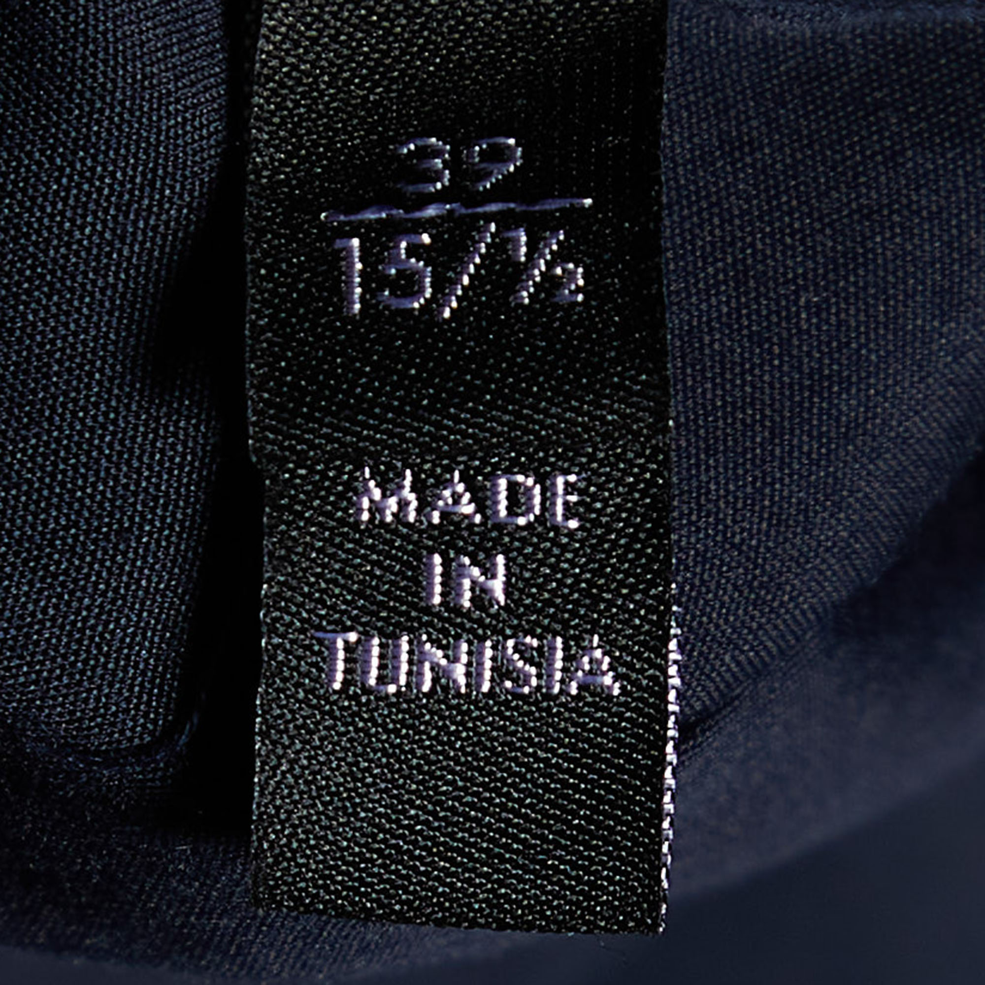 Emporio Armani Navy Blue Cotton Button Front Shirt M