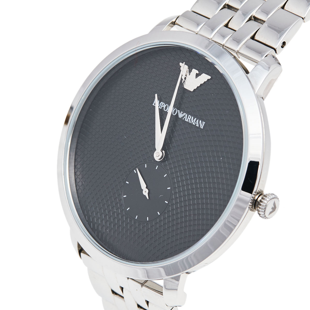 Emporio Armani Black Stainless Steel Modern Slim AR11161 Men's Wristwatch
Emporio Armani Black Stainless Steel Modern Slim AR11161 Men's Wristwatch