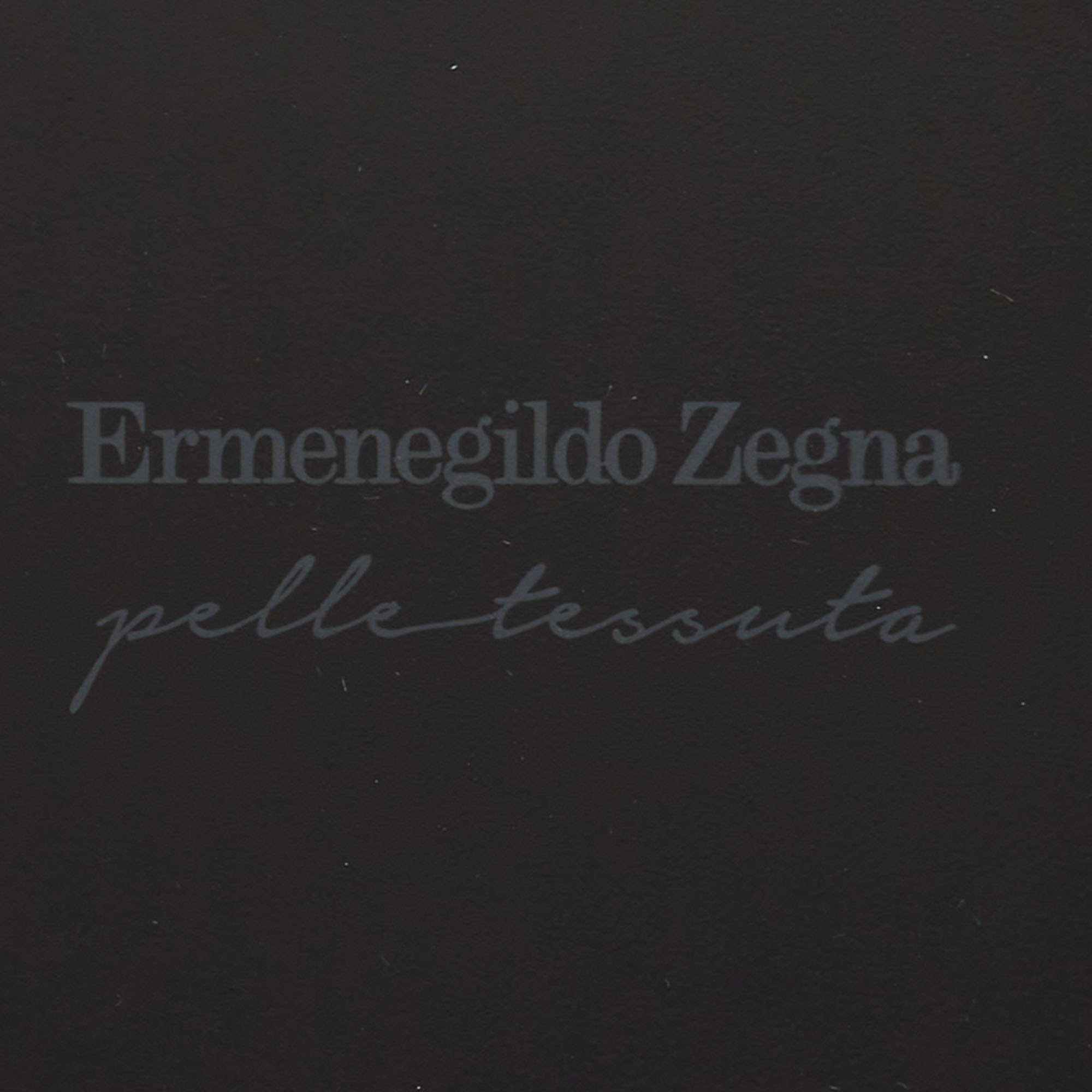 Ermenegildo Zegna Black Woven Leather IPhone 6 Cover