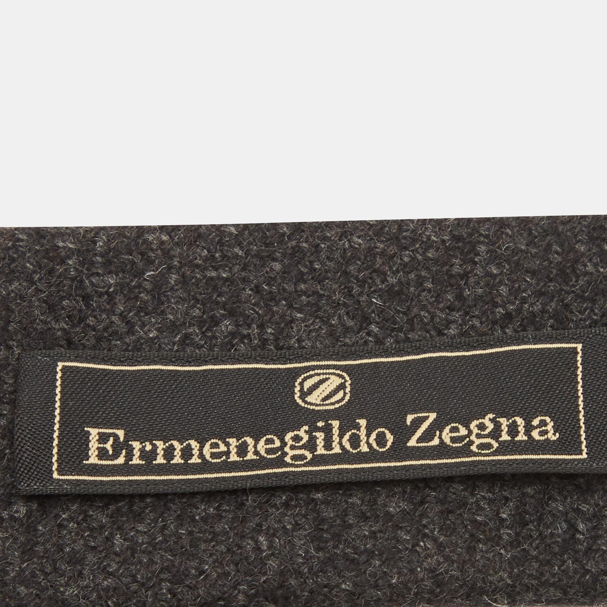 Ermenegildo Zegna Vintage Grey Cashmere Tie