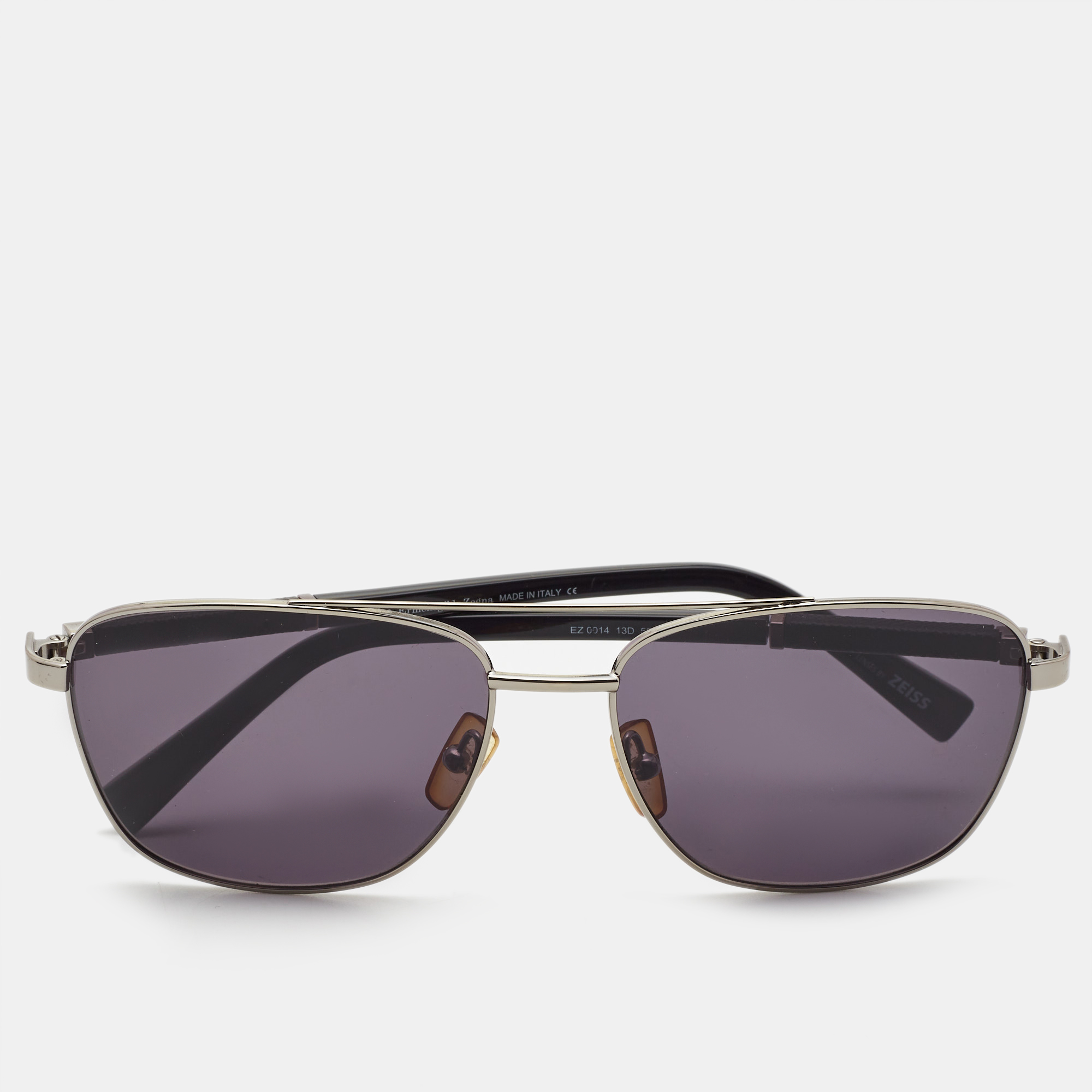 Ermenegildo zegna black ez0014 aviator sunglasses