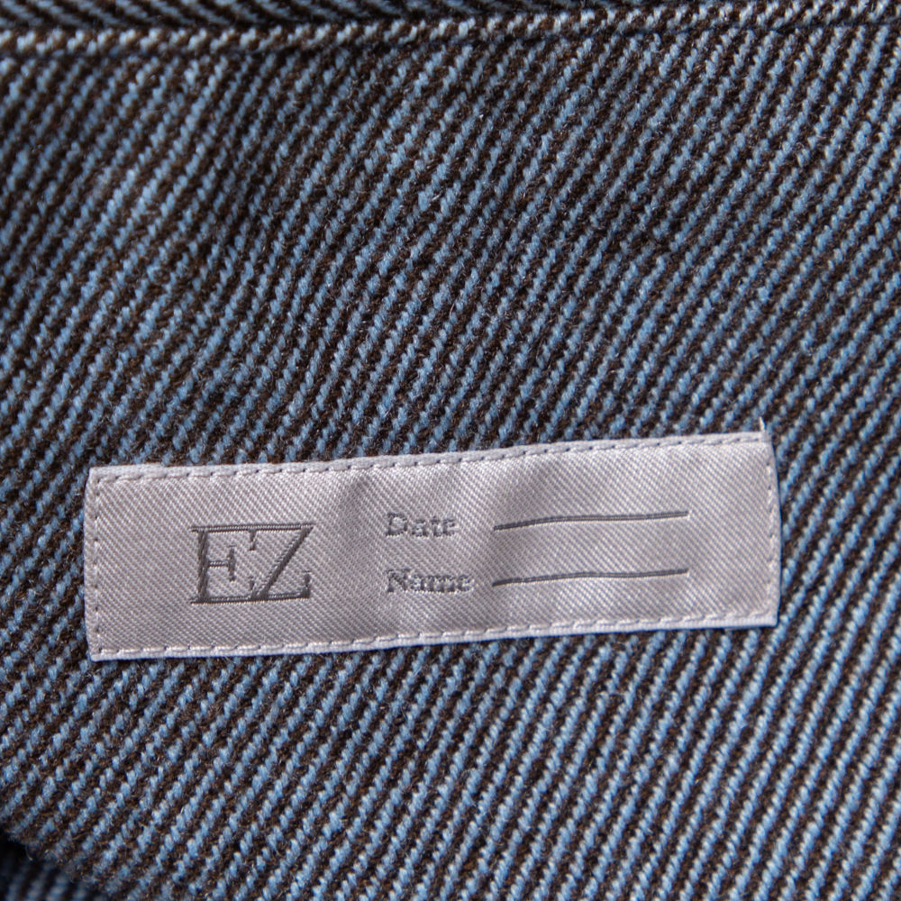 Ermenegildo Zegna Two-Toned Cashmere & Wool Single Breasted Blazer XXL