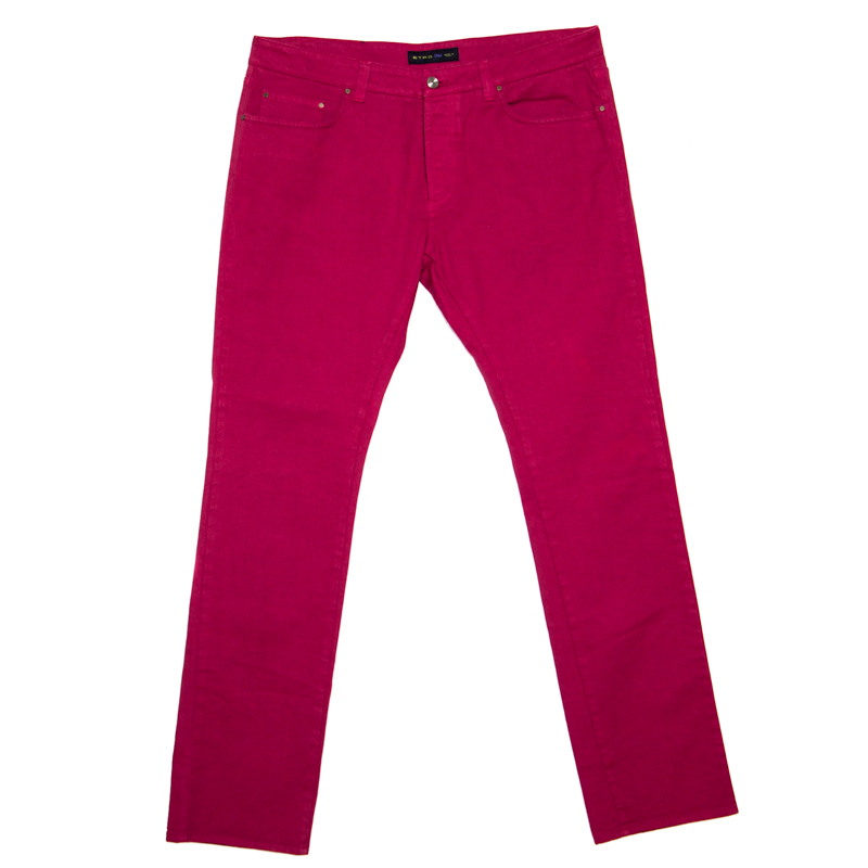 Image of Etro Red Straight Fit Denim Jeans XXL