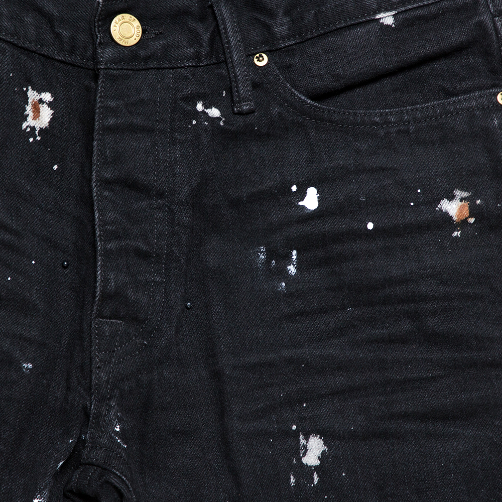 Fear Of God Fifth Collection Black Denim Selvedge Painters Jeans M