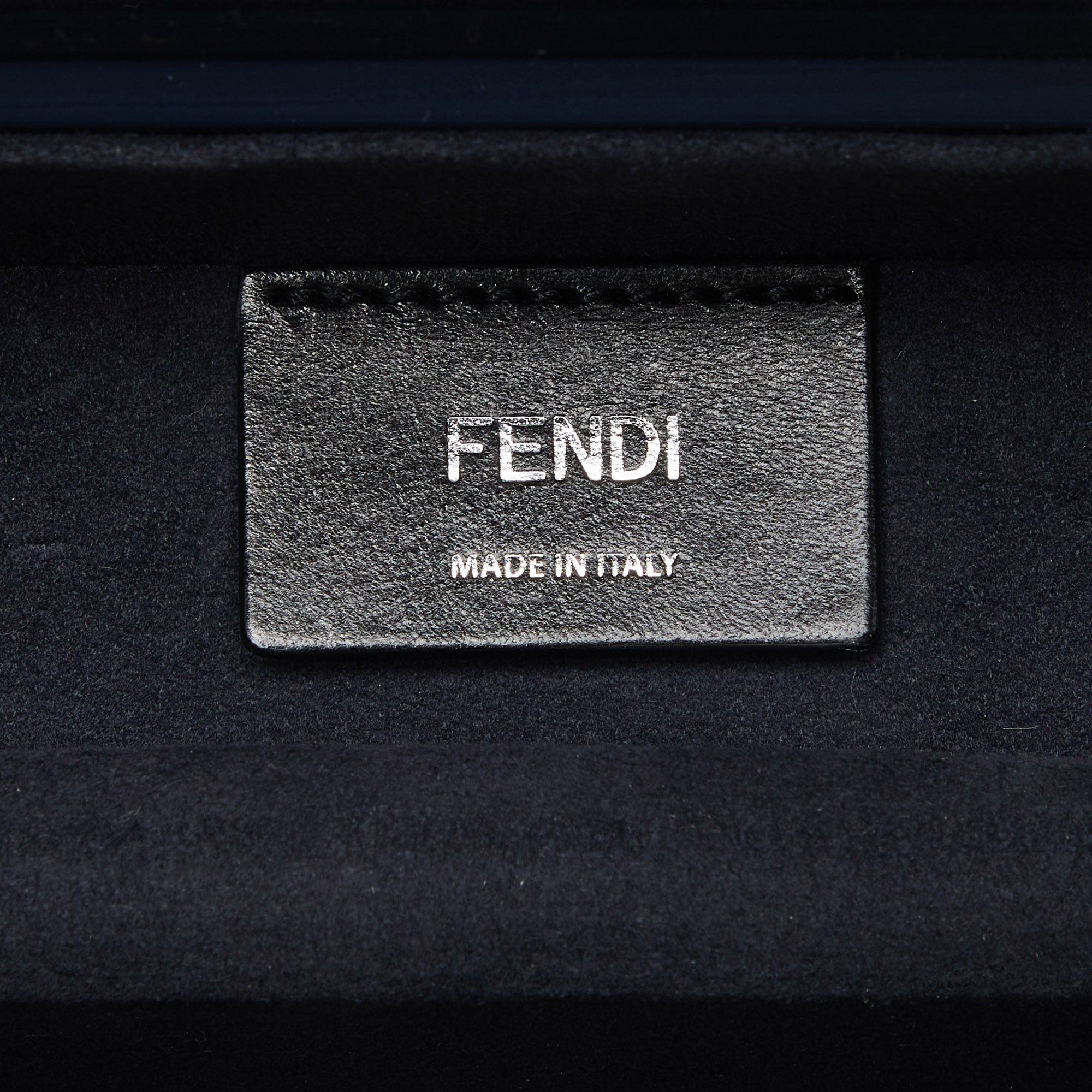 Fendi Tri Color Plexiglass And Leather Mini Trunk Bag