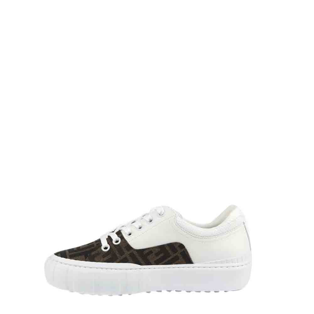 Fendi White Force Sneakers Size UK 7.5/EU 40.5