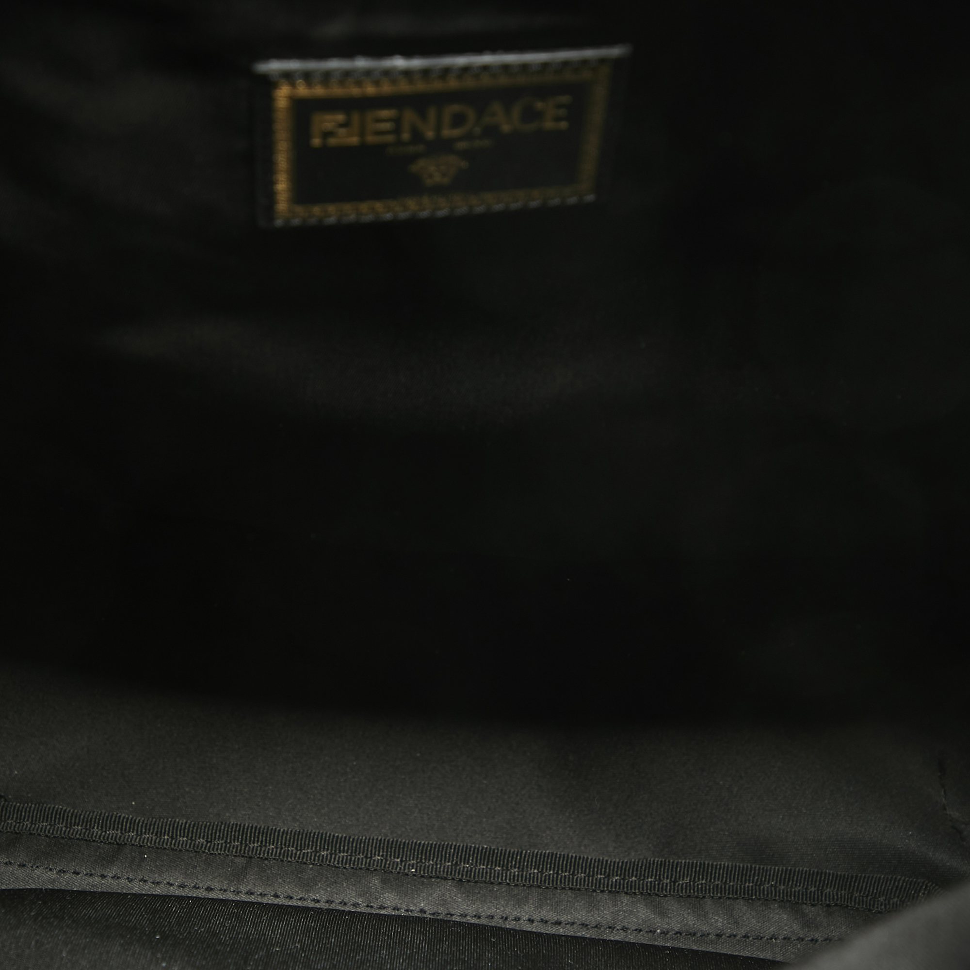 Fendi X Versace Multicolor Printed Barocco Nylon Backpack